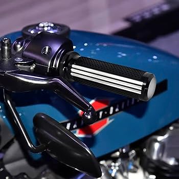 トライジャ　ハーレー用　刻美電スロ　グリップ Harley Davidson ハーレー用 ハンドル グリップ ビレット 電スロ