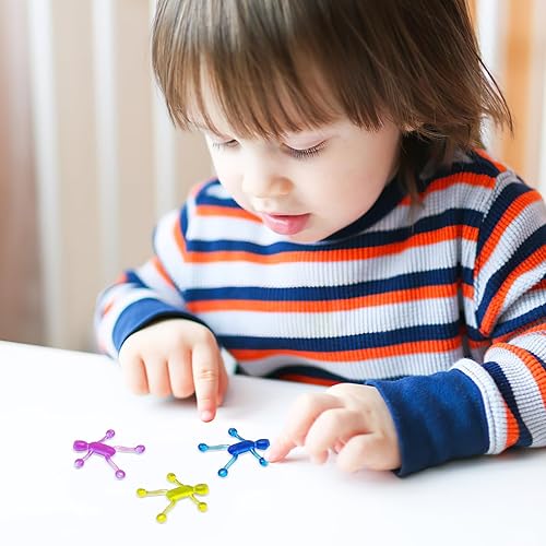 Miniatura 9 de NUOBESTY Juguete adhesivo para la pared, 30 unidades, elástico, flexible, para hombre, para aliviar el estrés y el alivio del estrés y el alivio del