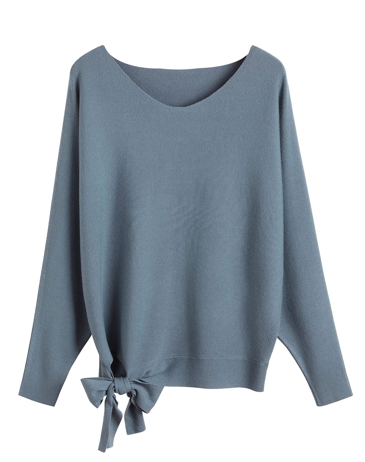 Women Lightweight Oversized Sweaters Tops Batwing Sleeves Knitted Dolman Pullovers