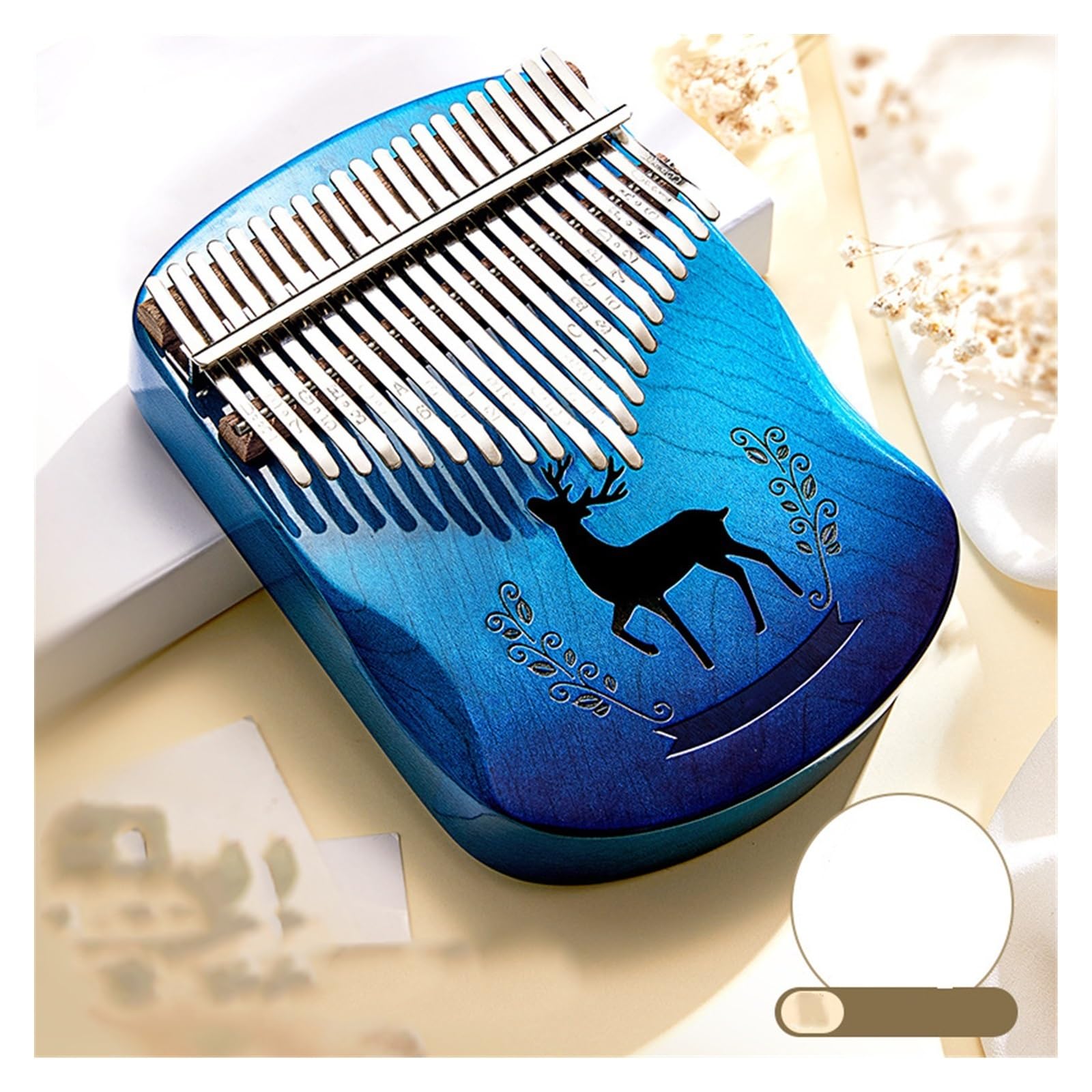 Kalimba Daumenklavier 21-Ton-Kalimba Fingerklavier-Kalimba für Anfänger einfach und leicht für Erlernen des Instruments