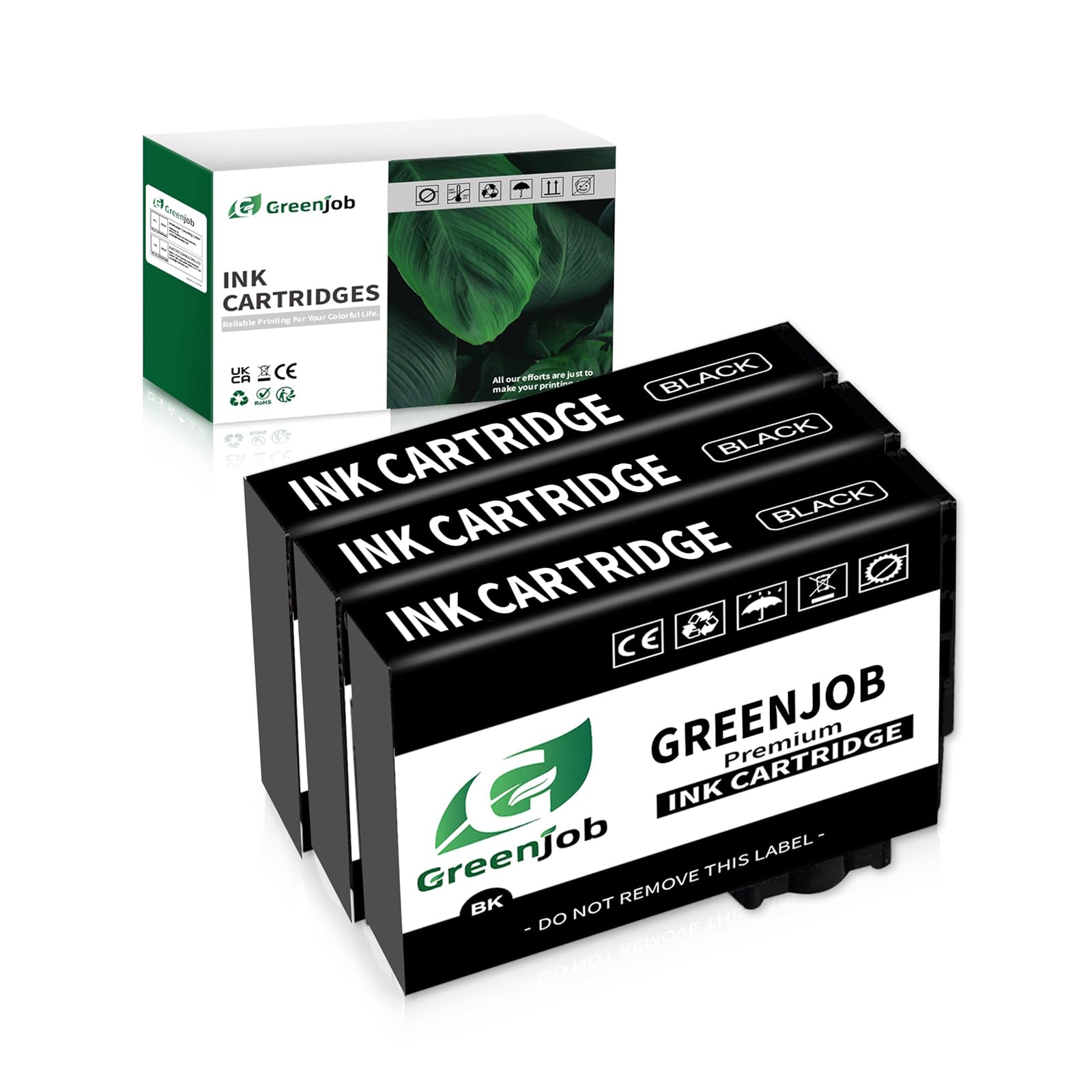 Compatible 604XL Black Ink Cartridge Replacement for Epson 604 Ink Cartridges Multipack Compatible with Expression Home XP-2200 XP-2205 XP-3200 XP-3205 XP-4200 XP-4205 WF-2910 (3-Black)