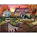 DIY Diamond Painting Pastoral Country Landscape Cross Stitch Set 5D Mosaic Art Picture Rhinestone Bordado Decoración del hogar Regalo A11 30x40cm