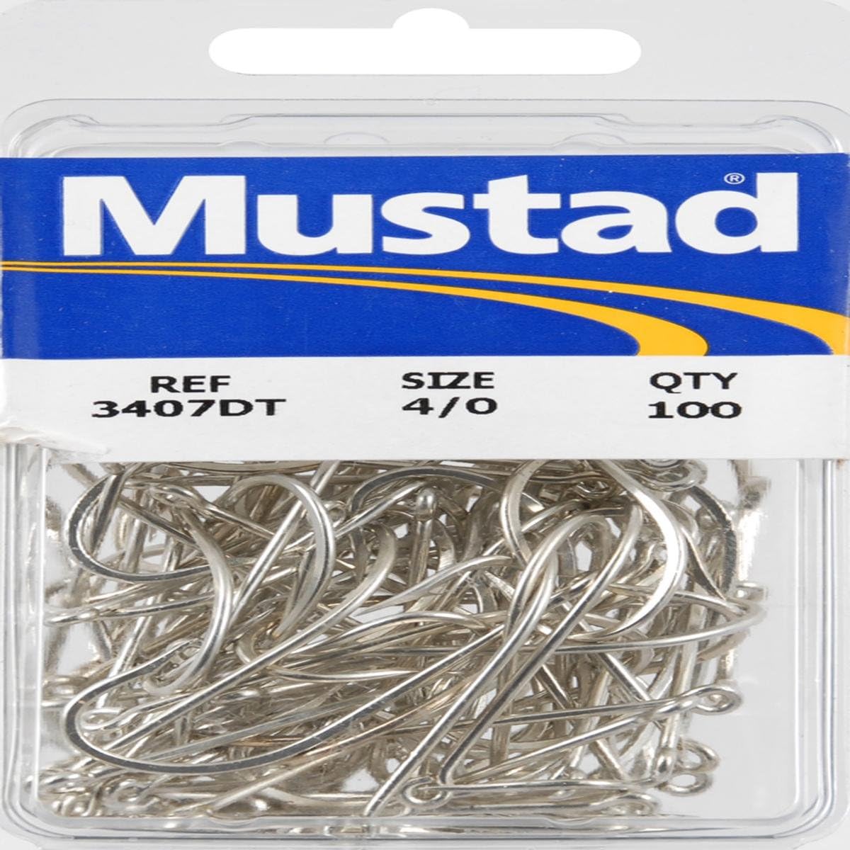 Mustad O'Shaughnessy Cad Plated #4/0 100-Pkg.