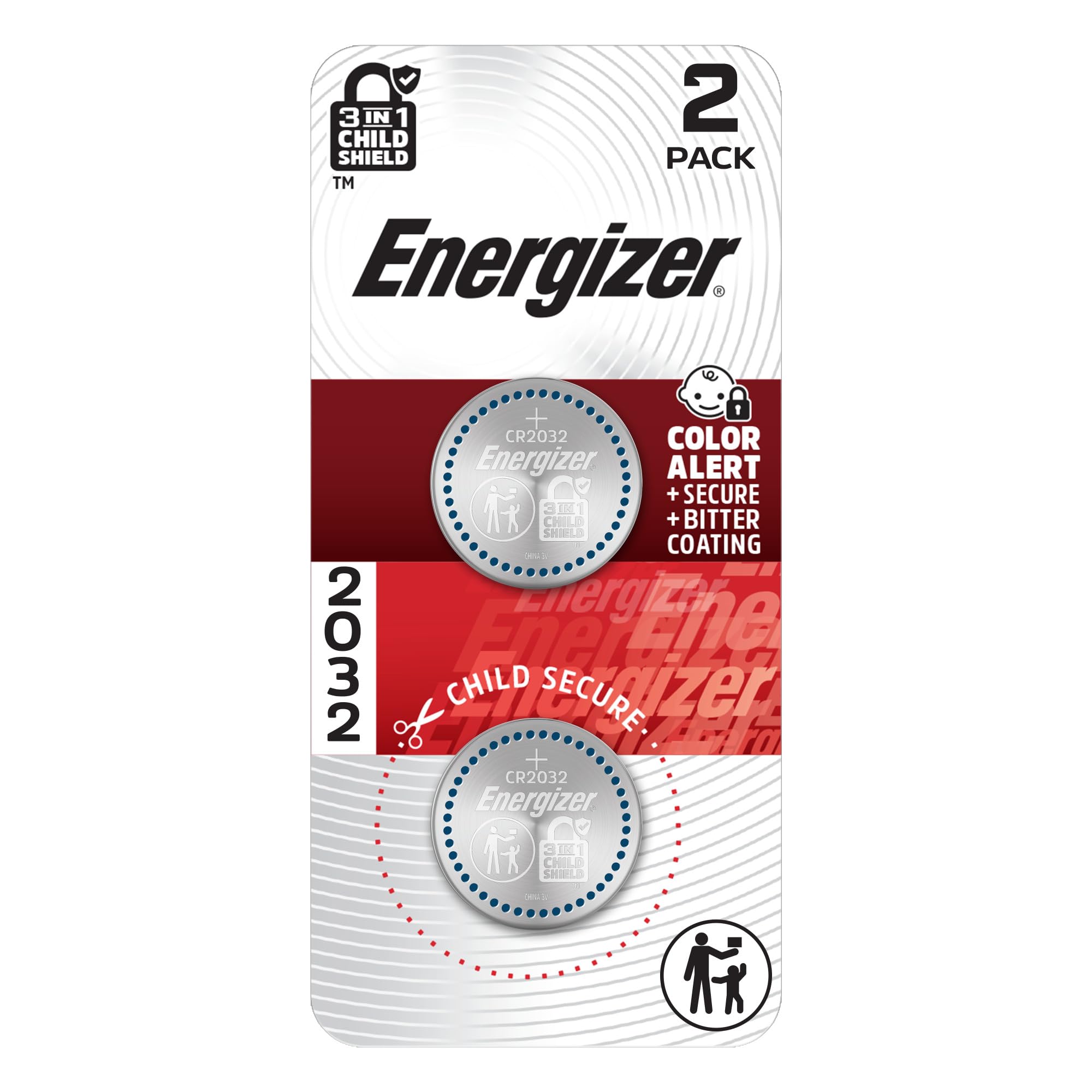 Energizer 2032BP-2N Coin Lithium 2032 Battery, Black-image-6