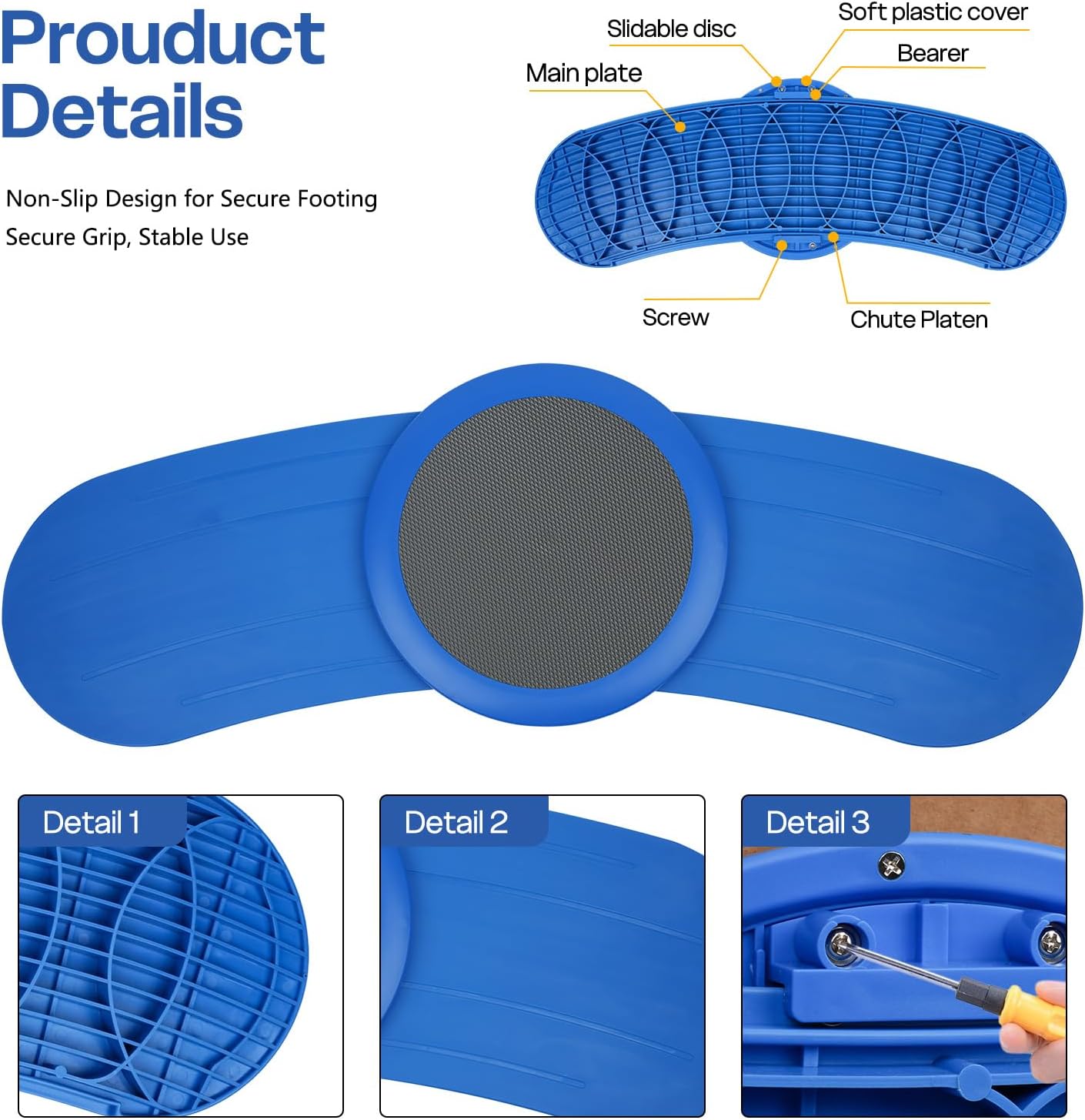 360° Rotating Transfer Board with Sliding Disk - 400lbs Heavy Duty Slide Board for Wheelchair to Car, Bed & Toilet Transfers - Mobility Aids for Elderly, Seniors & Stroke Patients - 7.2lbs Portable