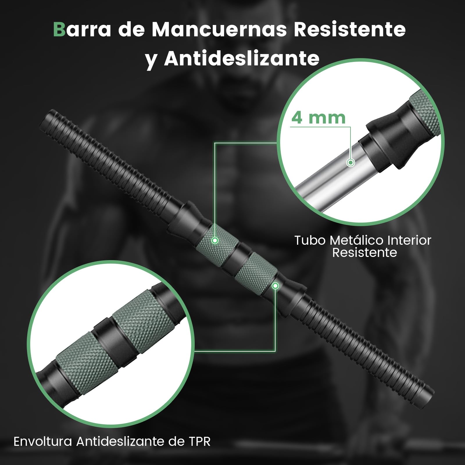 GOPLUS Juego de Mancuernas 4 en 1, Juego de Pesas 20 kg Ajustables con Barras de Conexión Antideslizantes, Pesas Rusas, Soporte para Flexiones, Equipo de Ejercicio Fitness para Gimnasio en Casa