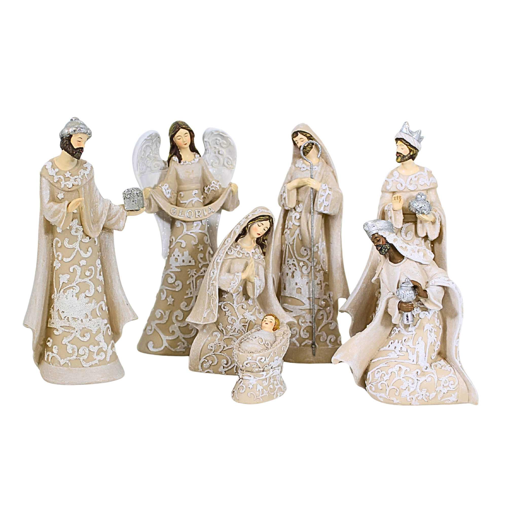 Amazon.com: Nativity Sets Exclusive 7-Piece Nativity Set, Features