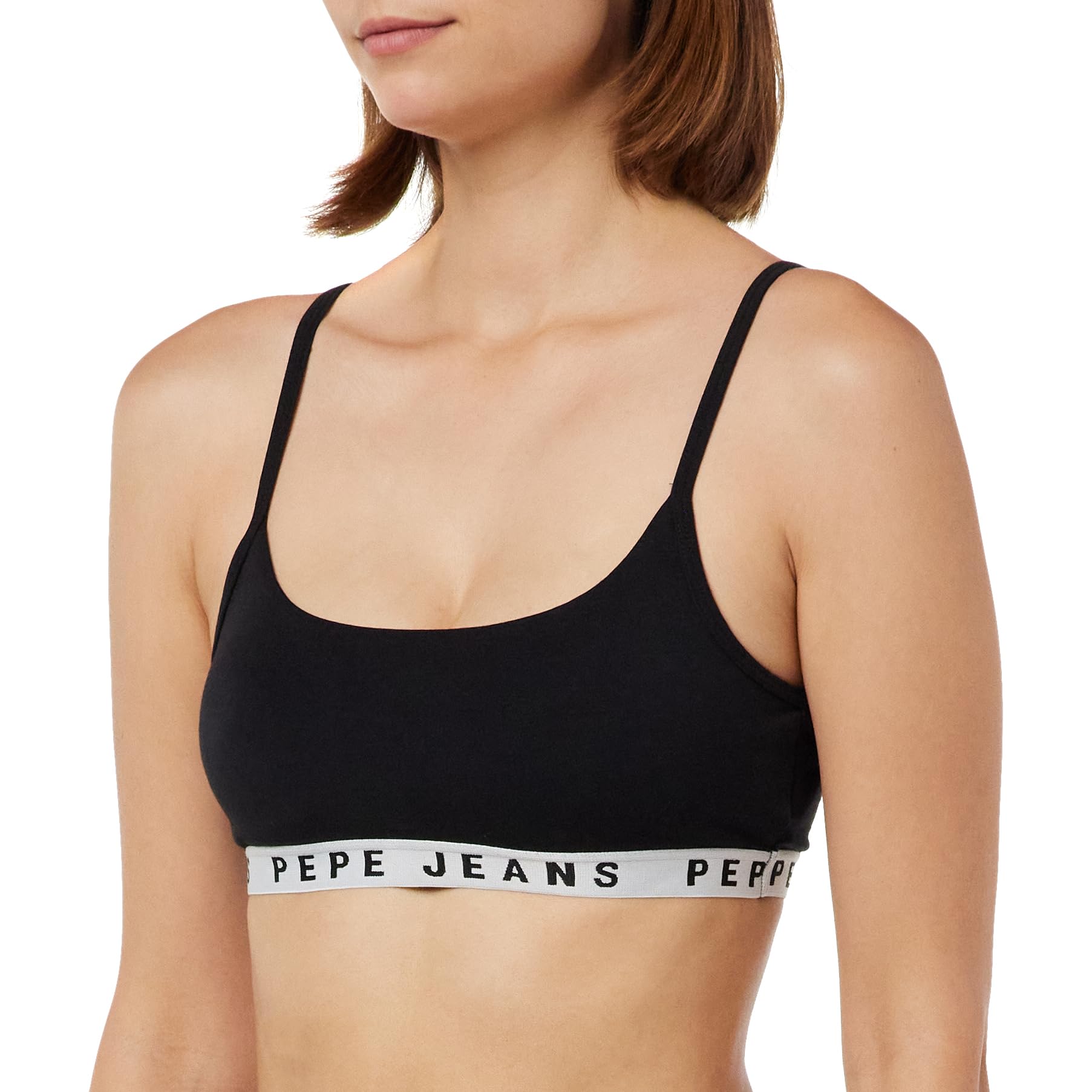 Pepe Jeans Damen Logo STR Brlt Bra