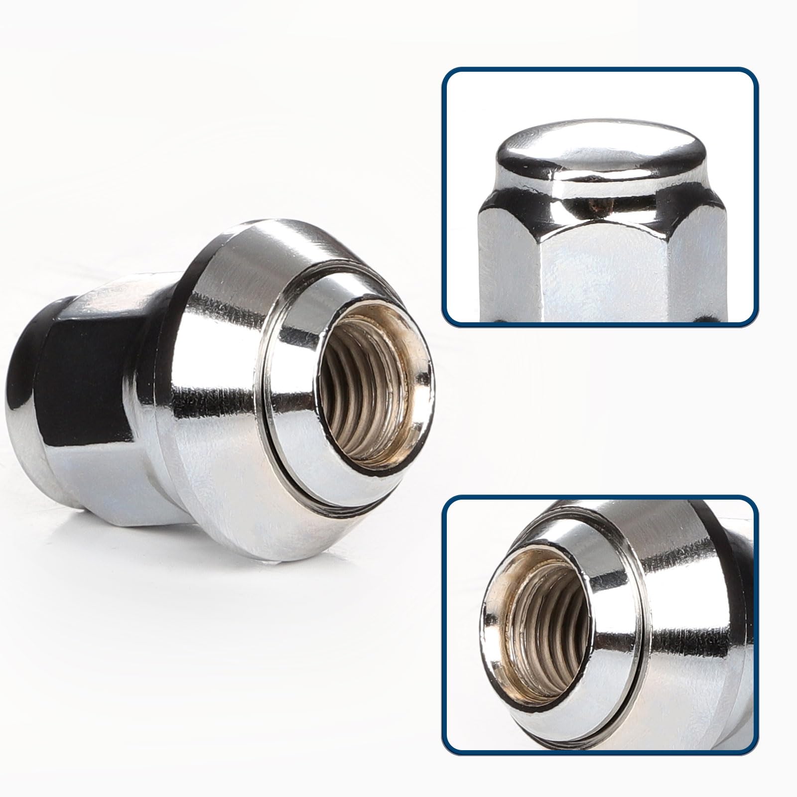 GAsuppply 20x Dadi Ruota I OEM Originali FO Cerchi I M12 x 1,5 x 35 I Cono D=28mm