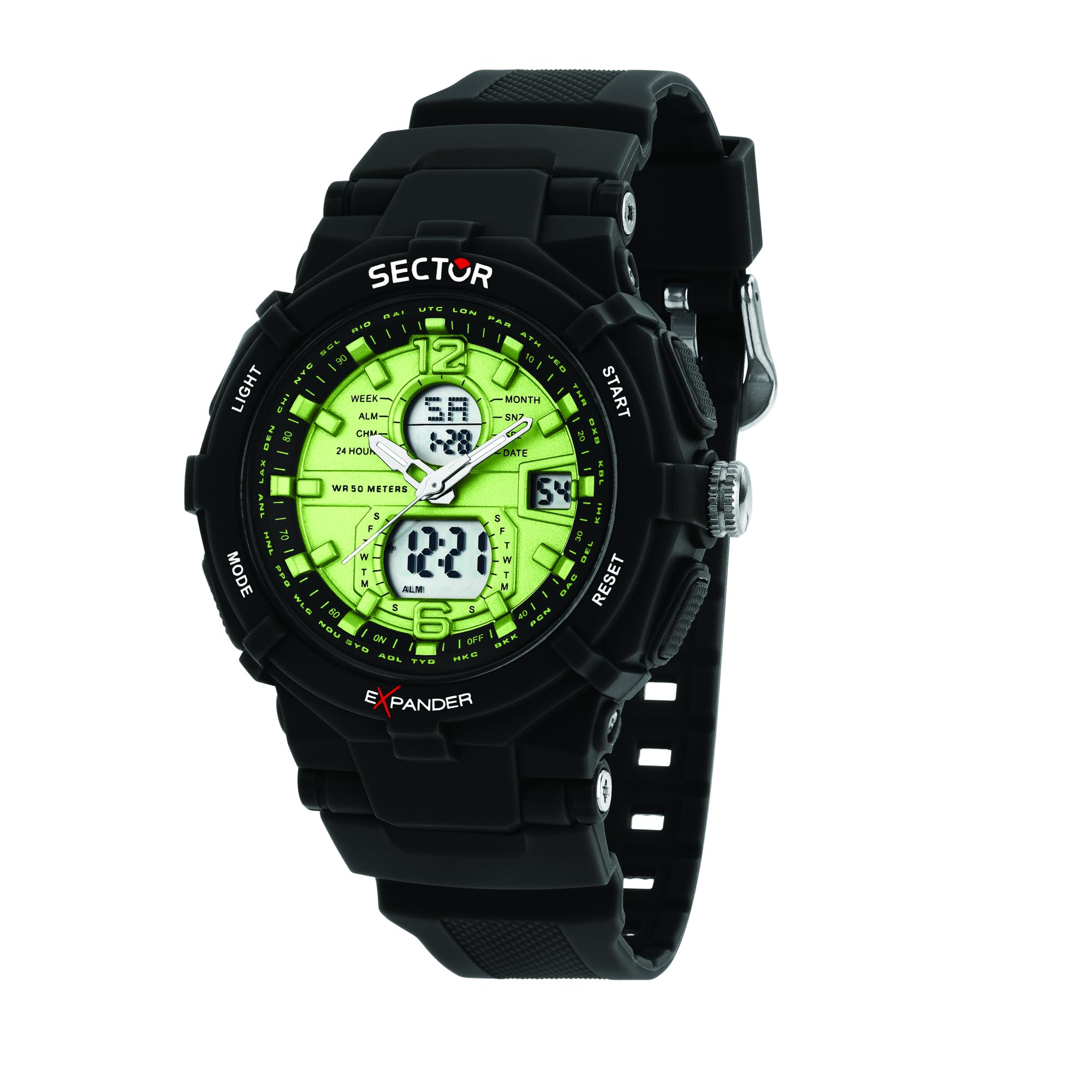 SectorNo Limits Men's Watch, EX-09 Collection, Anadigital, 50 mm, Men's Gift