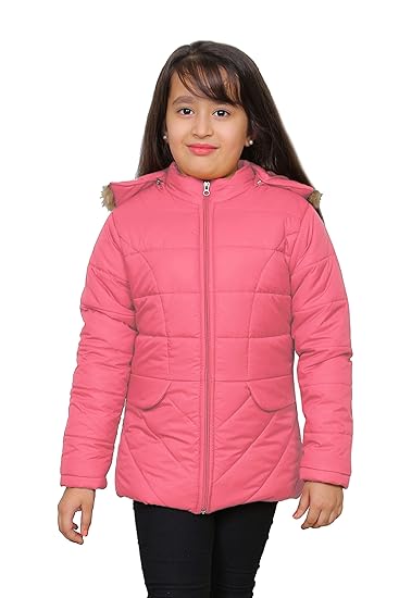 Brazo Peach Full Sleeve Solid Girls Jacket (36)