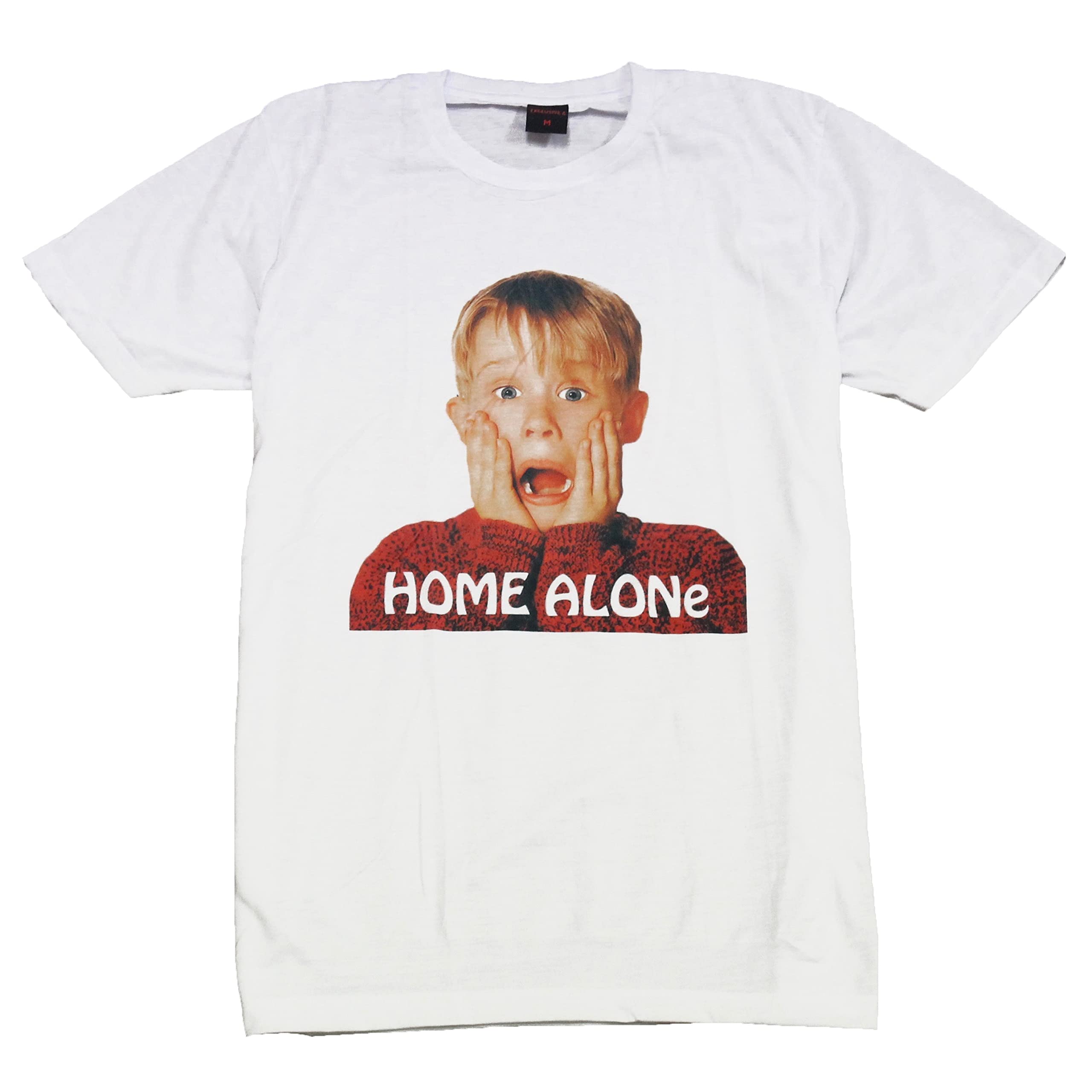 Amazon | [EXCLUSIVE] 映画Tシャツ ホーム・アローン コメディ