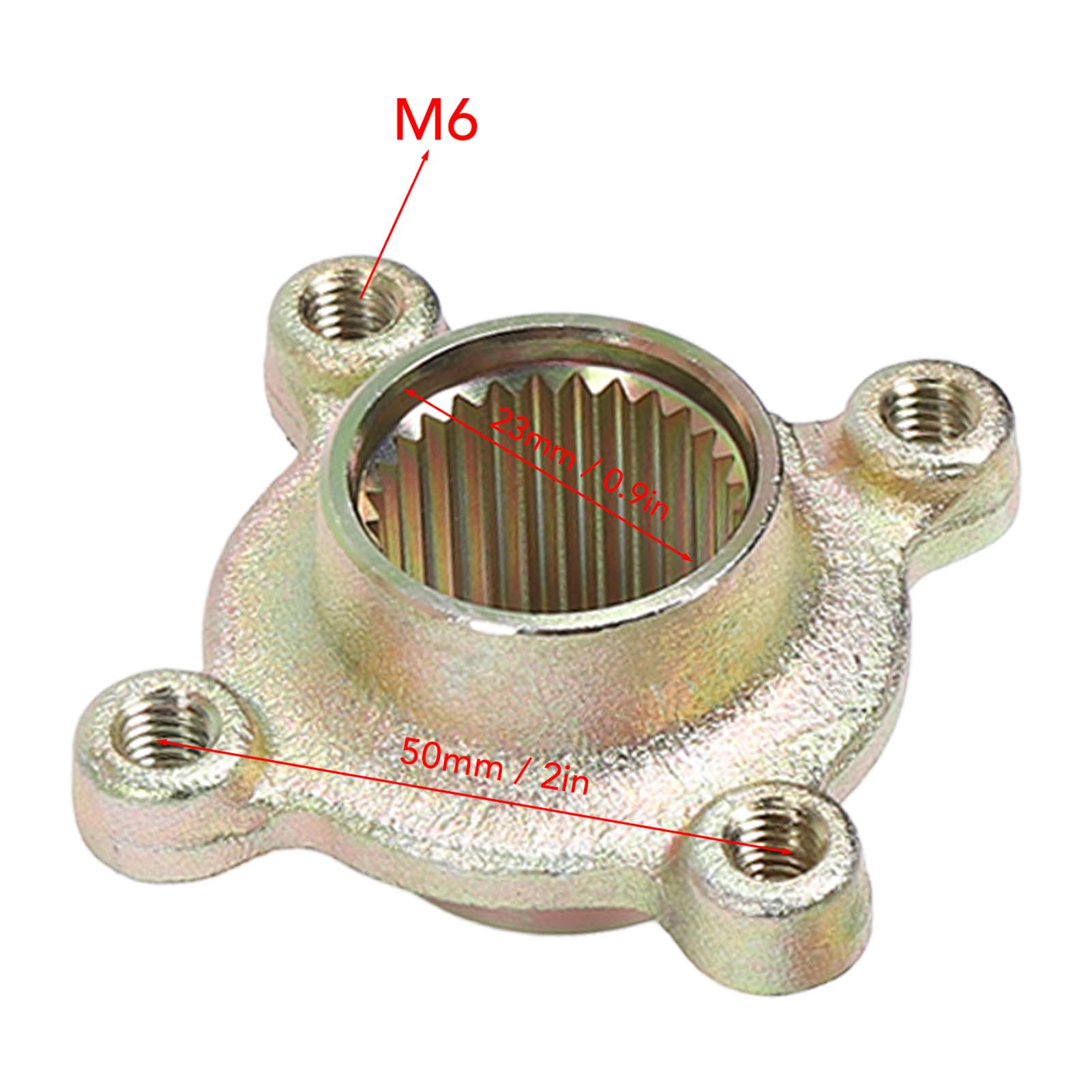 Kit per Assi Posteriori Pesanti, Materiale in Metallo Ad Alta Resistenza, 4 Fori per Go Kart Go 50 a 150 Fai -te, ATV, Quad, Trike Drift, Schother in Schided, Design