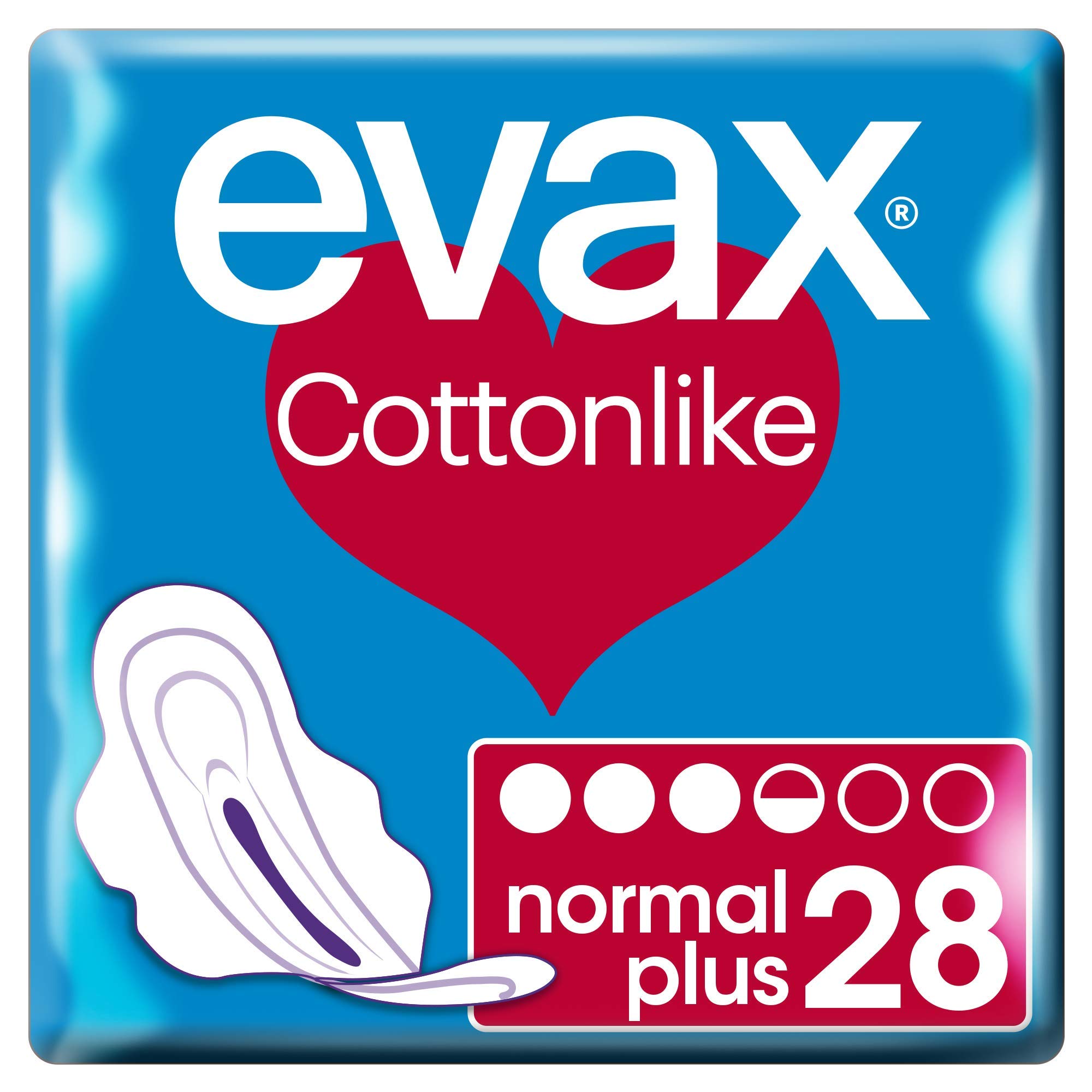 Evax Cottonlike Normal Wings Pads