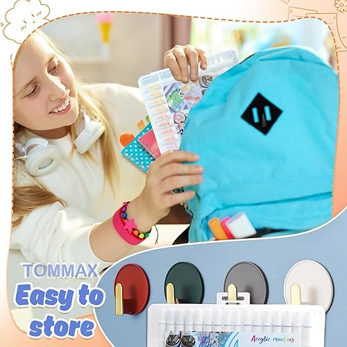 Rotuladores de pintura acrílica, 24 unidades, bolígrafos de doble punta con punta suave y punta dura, marcadores de pintura acrílica de punta fina