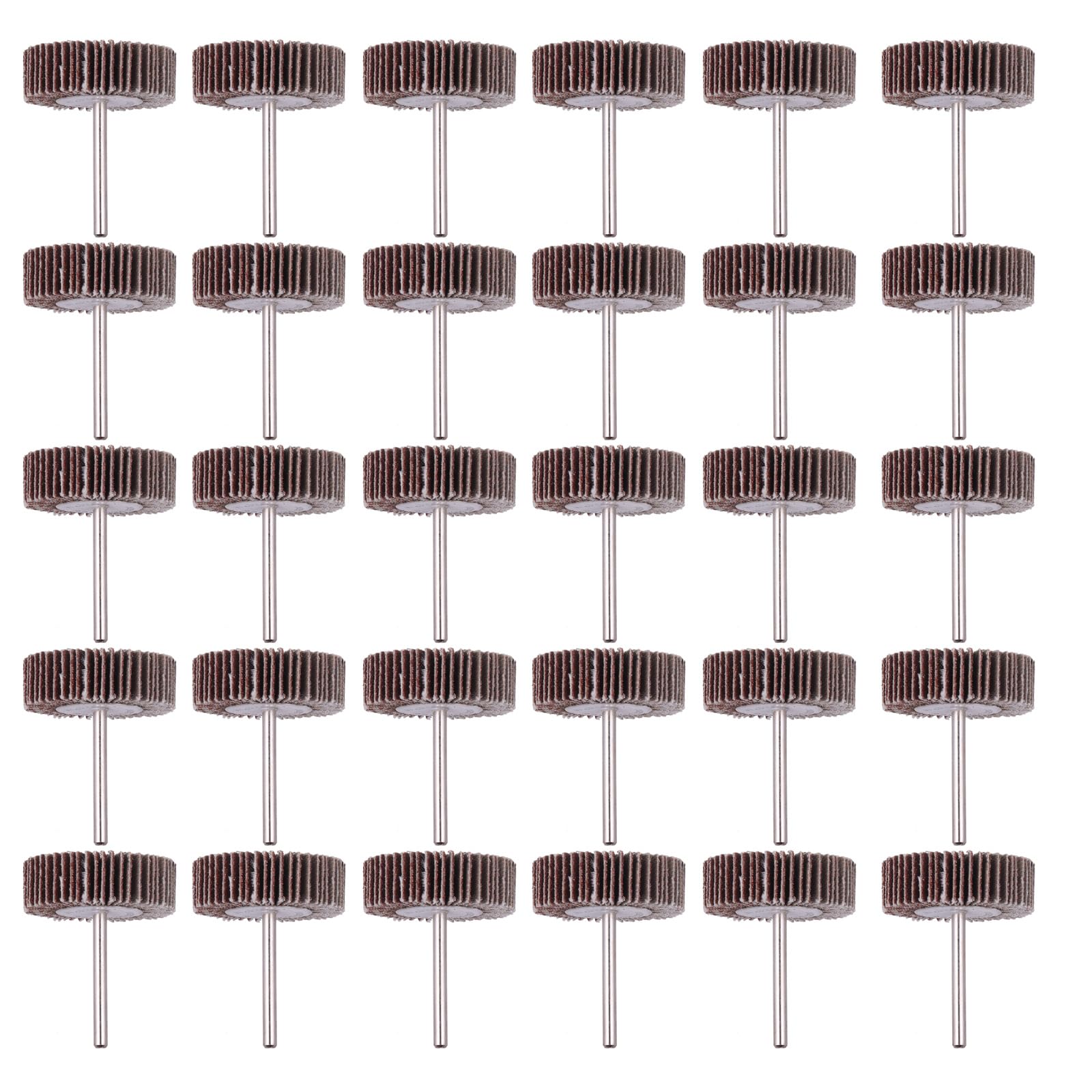 Rocaris Flap Wheels - 30 Pack 1/4" Abrasive Set -1