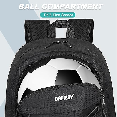 Miniatura 3 de Youth Soccer Backpack - Soccer Bag with Shoes and Ball Compartment Sport Equipment Bags for Football Volleyball Basketball