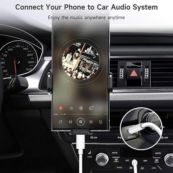 Aux to USB C, USB C to 3.5mm Audio Aux Jack Cable Type C to 3.5mm Jack Audio Adapter Compatible with iPhone 15 Pro Max, Samsung S21 Ultra S20 Ultra Note 20 10 Plus for Car Stereo(1M)