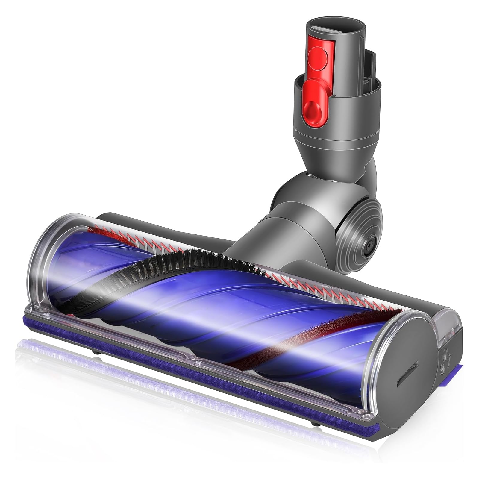 Elektrische Bürste Kompatibel für Dyson Staubsauger V7 V8 V10 V11 V15, Ersatzteil Direktantrieb Reiniger Kopf, Turbobürste Bodendüse Zubehör Ersatzteile für Hartboden Kacheln und Teppiche