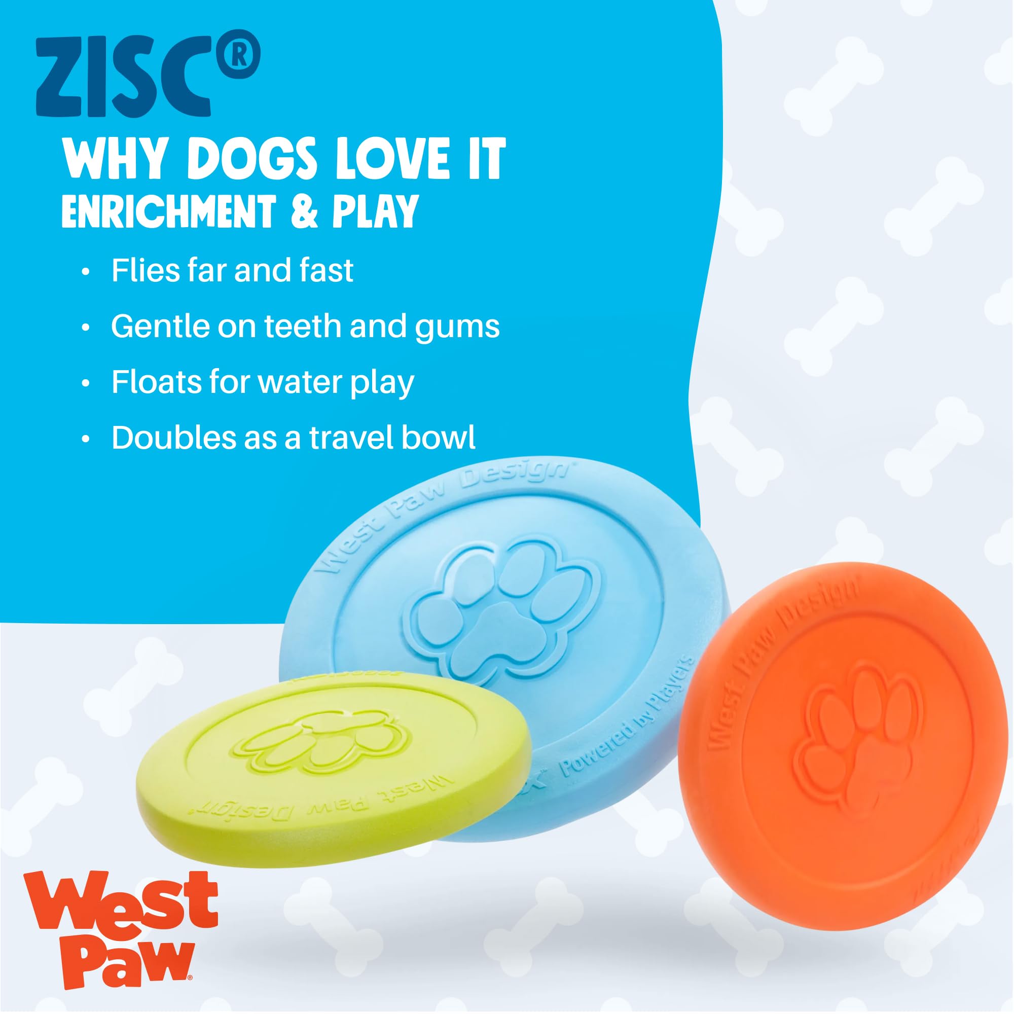 Zogoflex Ovest Zampa Design Toy Dog Zisc