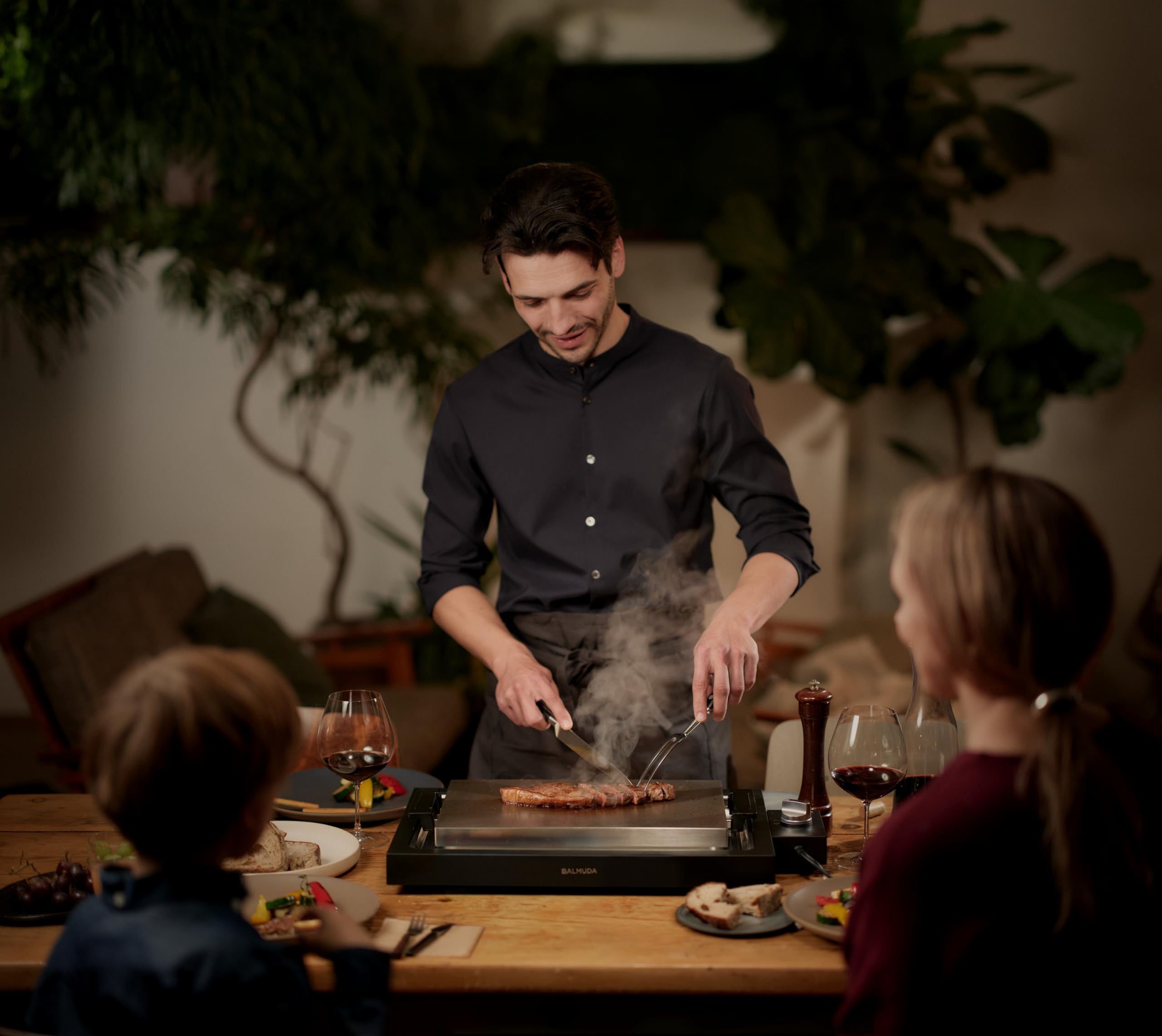 The Teppanyaki | Placa de revestimiento de 0.260 in con control preciso de temperatura (320 °F a 430 °F) | Diseño de cocción de 360° | Perfecto para bistec, okonomiyaki, crepes y más 5