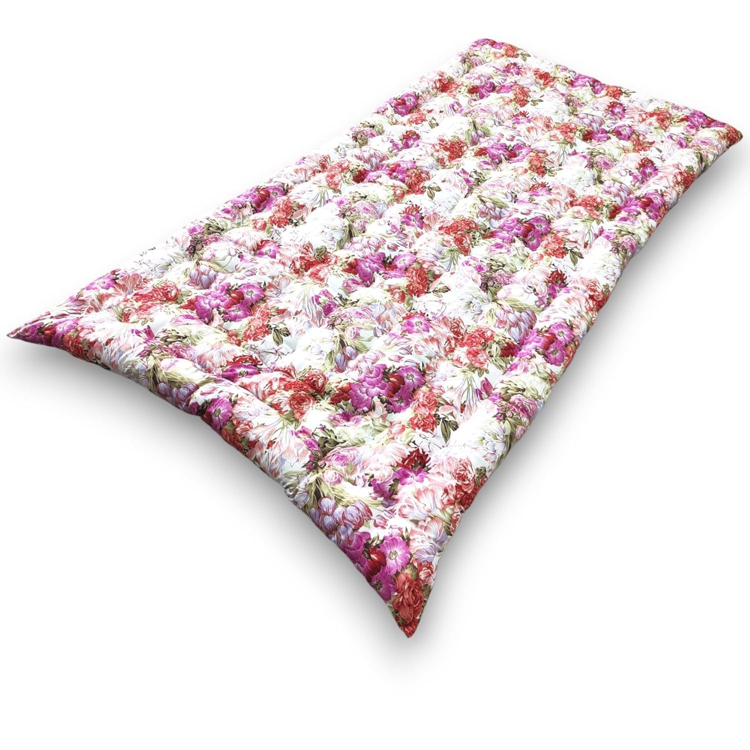 IMSMARTMART Paradise Orthopedic Cotton Mattress - Foldable, Hypoallergenic, Lightweight | 3x6 Ft Single Size (Floral Red) (B0D3BZ268G) Amazon Price History, Amazon Price Tracker