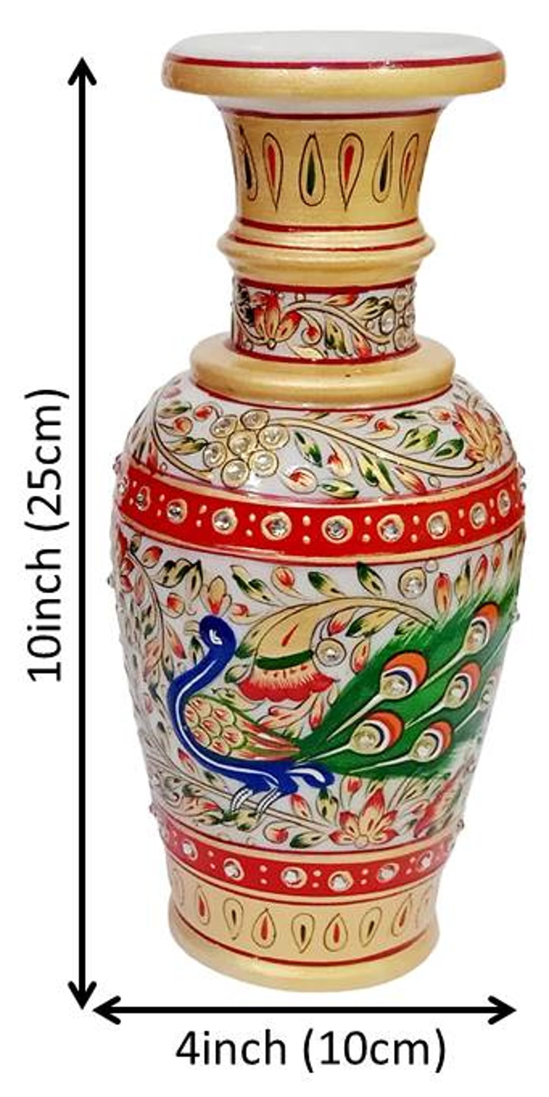 Amazon.co.jp: Purpledip 大理石の花瓶、ホームデコレーション用