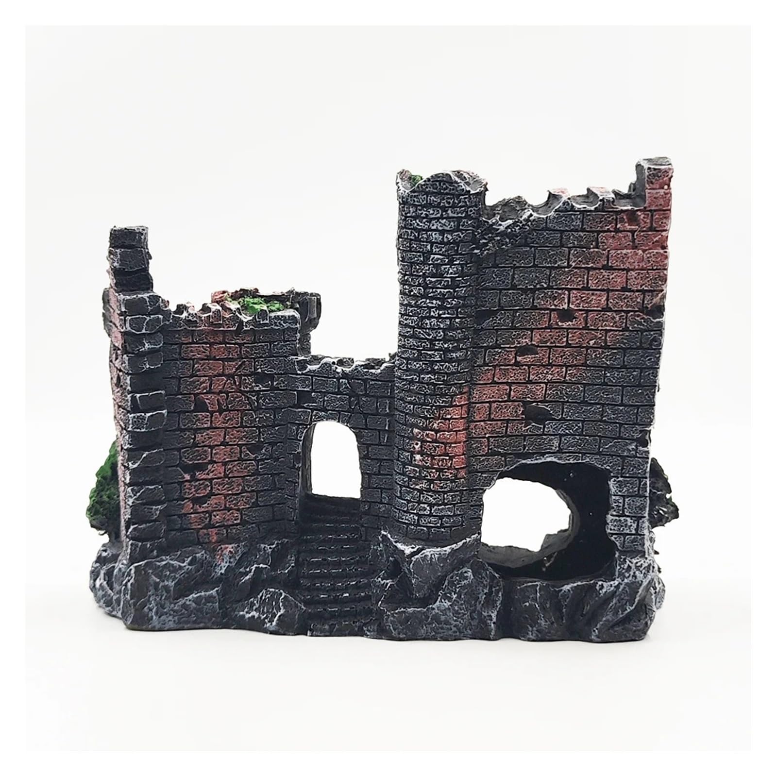 2pcs Creative Castle Shape Fish Tank Ornaments Decoration Per Decorazione | Landscaping Resin Rockery Aquarium Rockery Home Craft Ornament