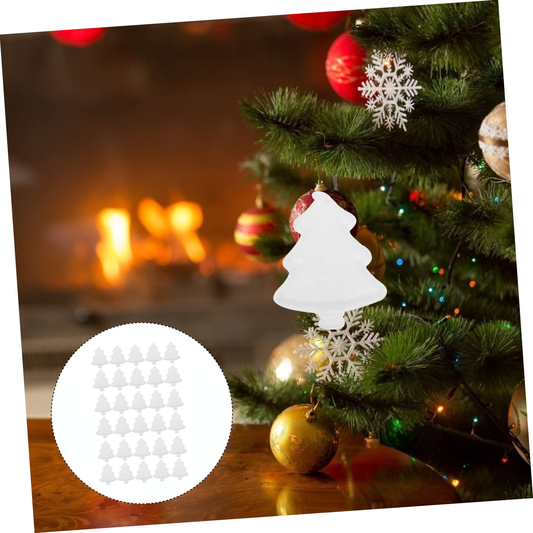 Alipis 7 Sätze 7 Sets Schaumstoff Pop Up Baumaufkleber Weihnachtsschmuck Dekoration Weihnachtsbaum Anhänger Weihnachtsmittelstücke Weihnachtsdekor Weihnachtshandwerk 30 Stück * 7