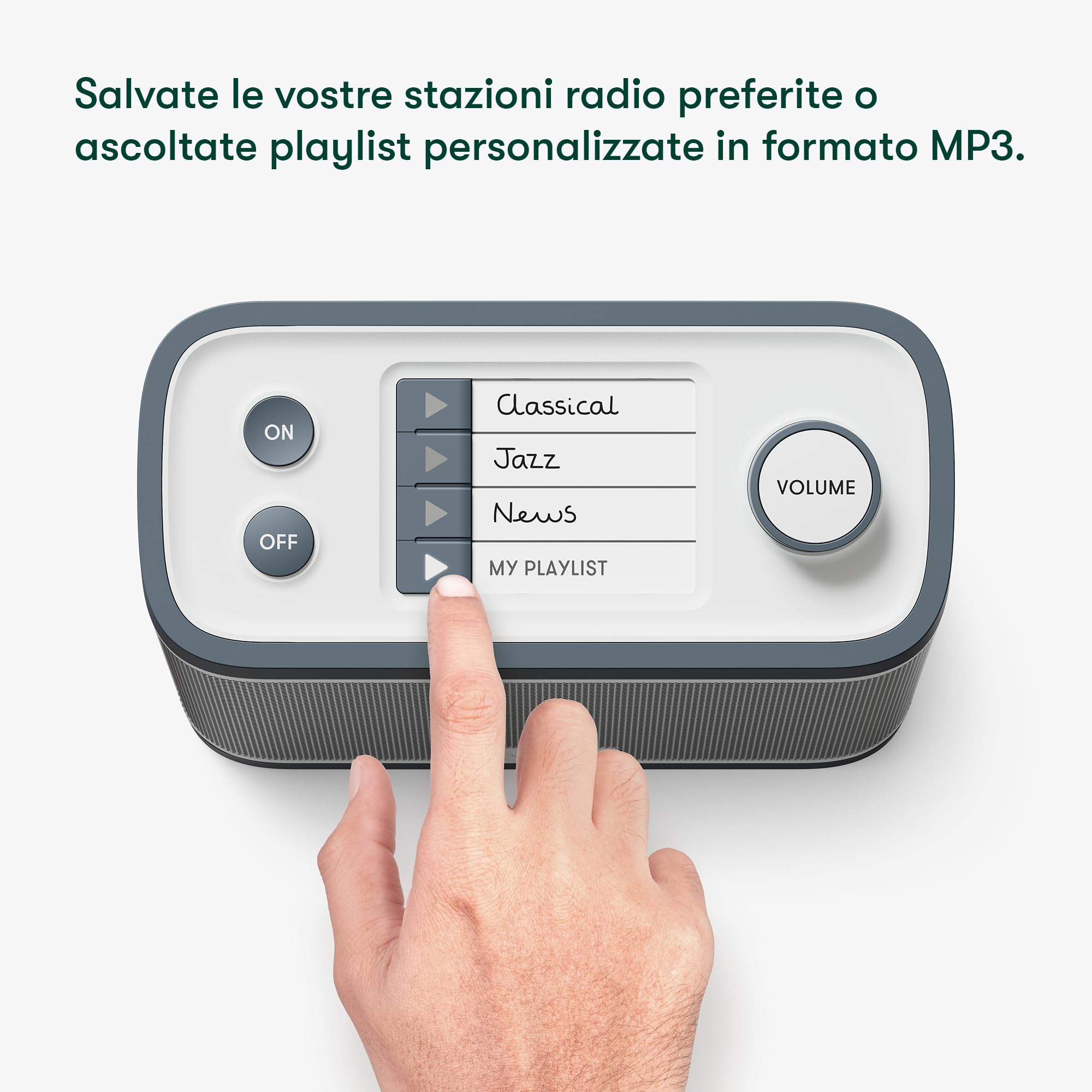 Relish Radio e lettore musicale DAB portatile - Sviluppato per Persone affette da Demenza o Alzheimer