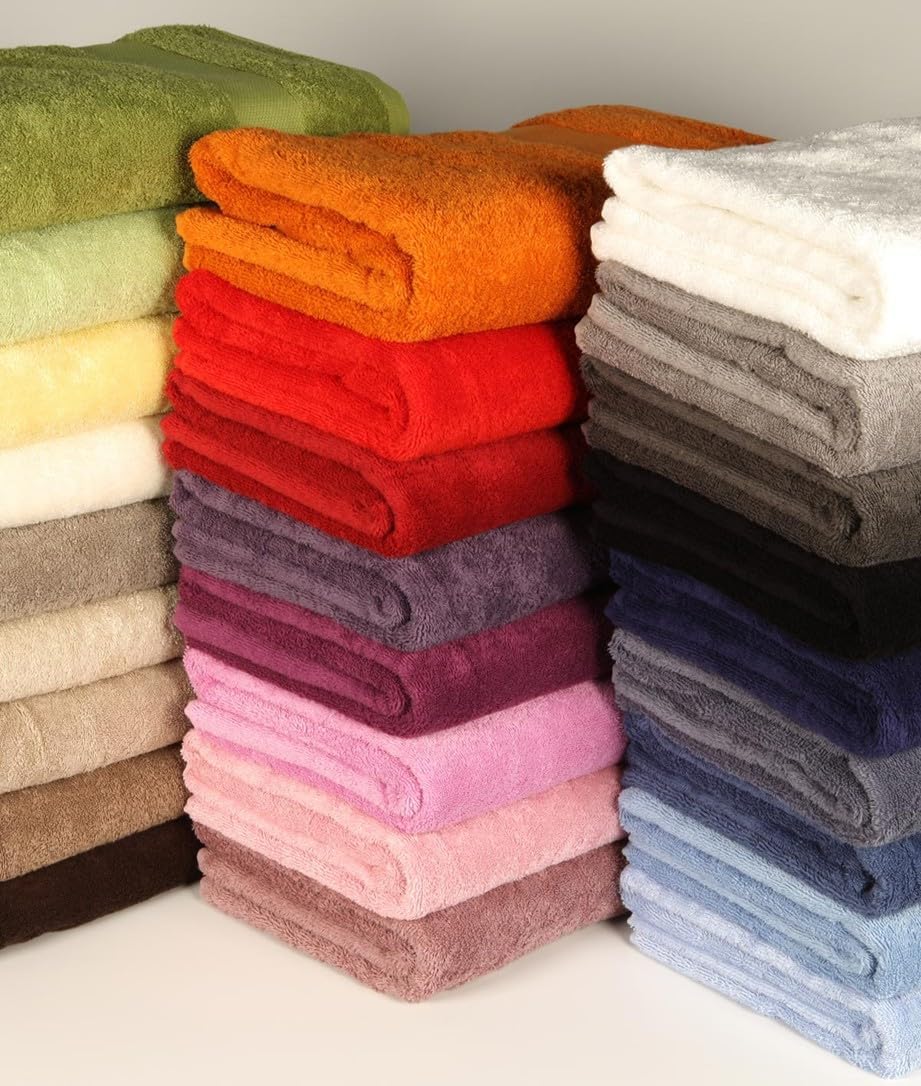BIBIHOME - Telo Bagno 100% Cotone 550 gr/mq con Balze Spugna Morbida e Assorbente Certificata OEKO TEX Asciugamano Grande 100x150 cm Elegante per Casa Hotel SPA B&B (BLU CINA)