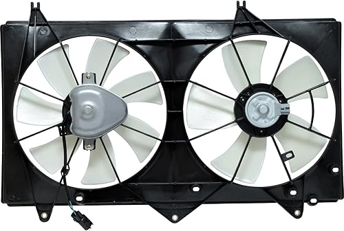 Universal Aire Acondicionado FA 50256C Dual Radiador y condensador Fan Assembly