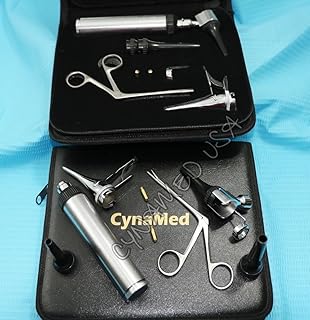 New Veterinary Diagnostic Otoscope Set KIT+ Free LED Bulb+Alligator Fcp (CYNAMED Brand)