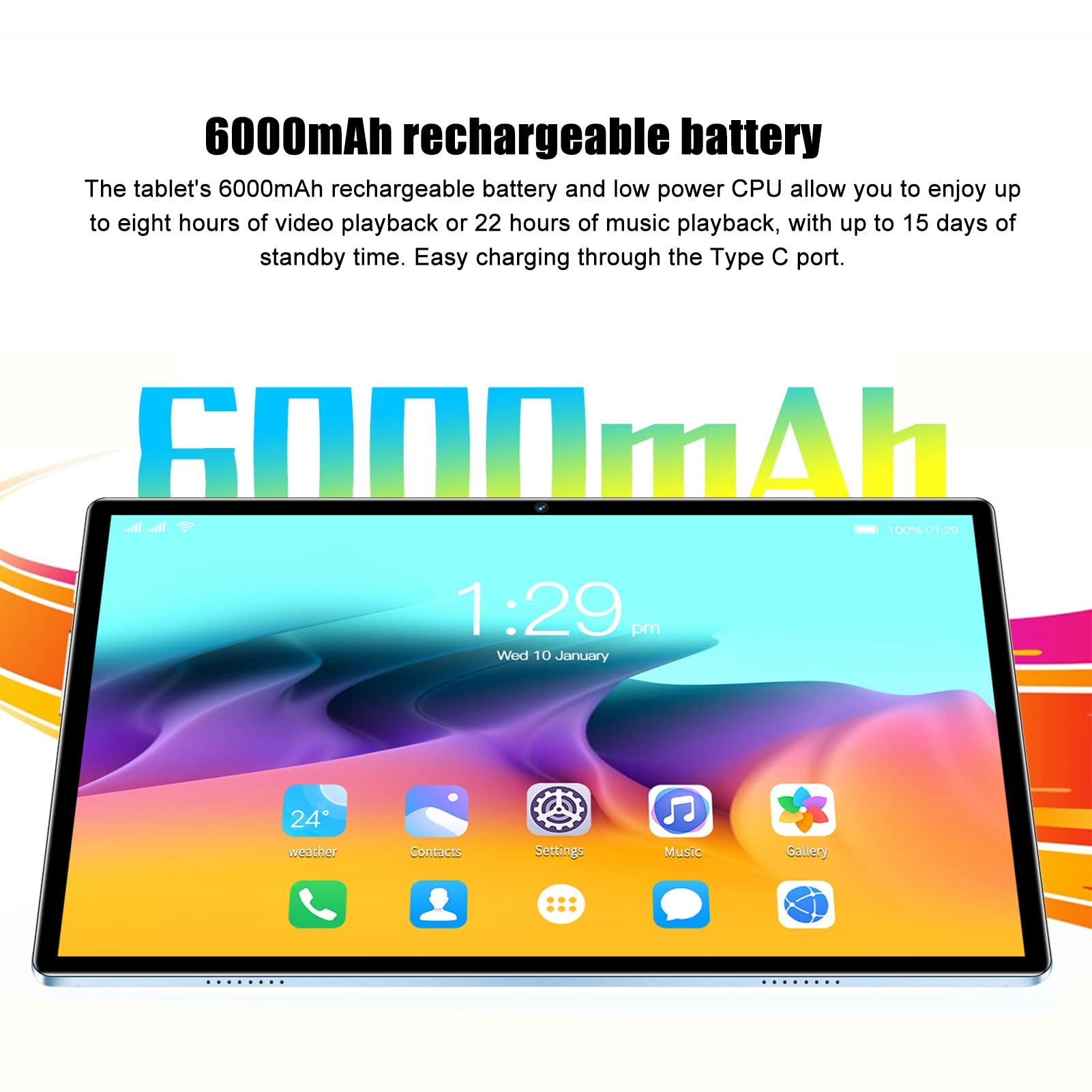 Amazon.co.jp: 10.1インチ Android 11 タブレット 8G RAM 256G