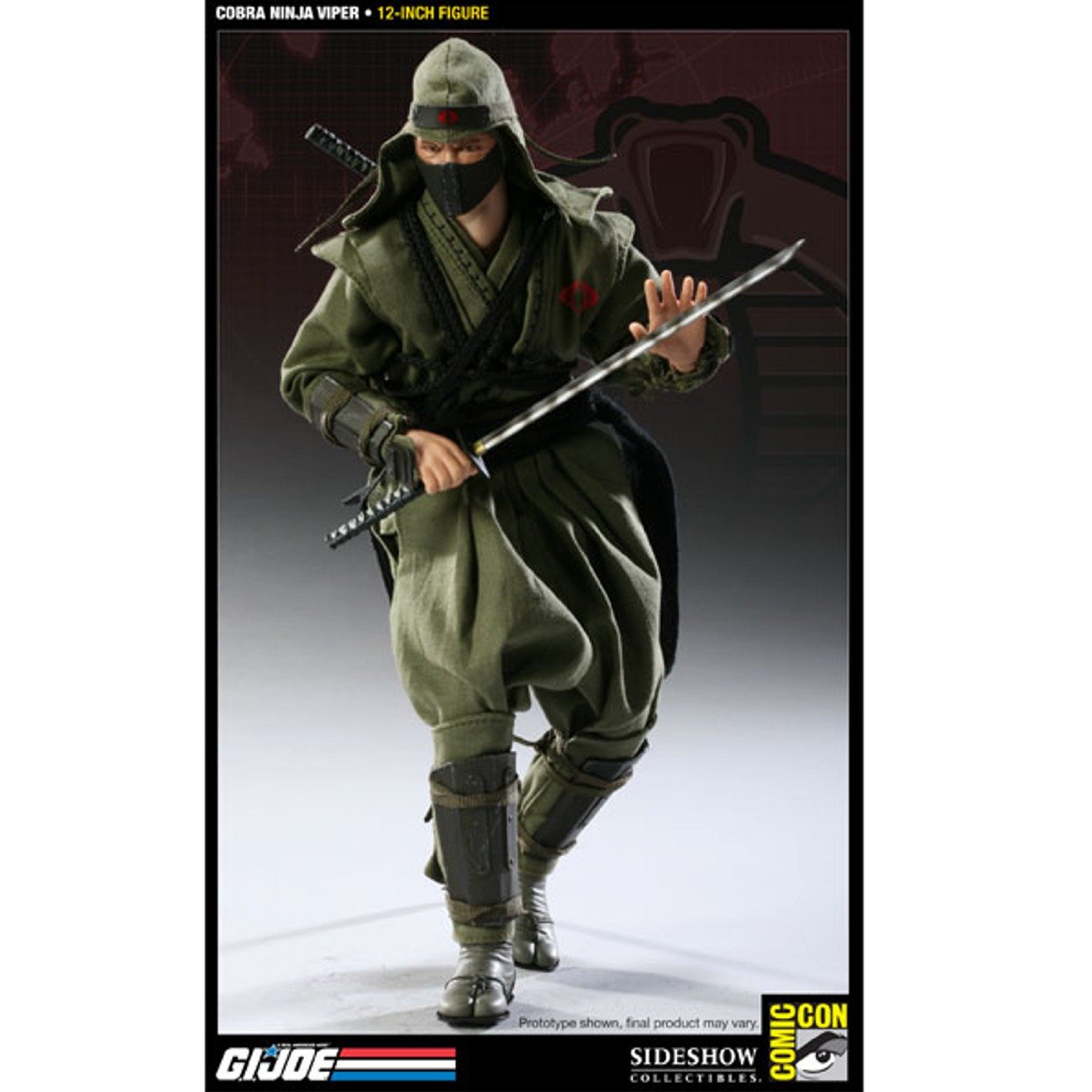 サイドショー G.I.ジョー コブラ忍者 1/6フィギュア 緑装束