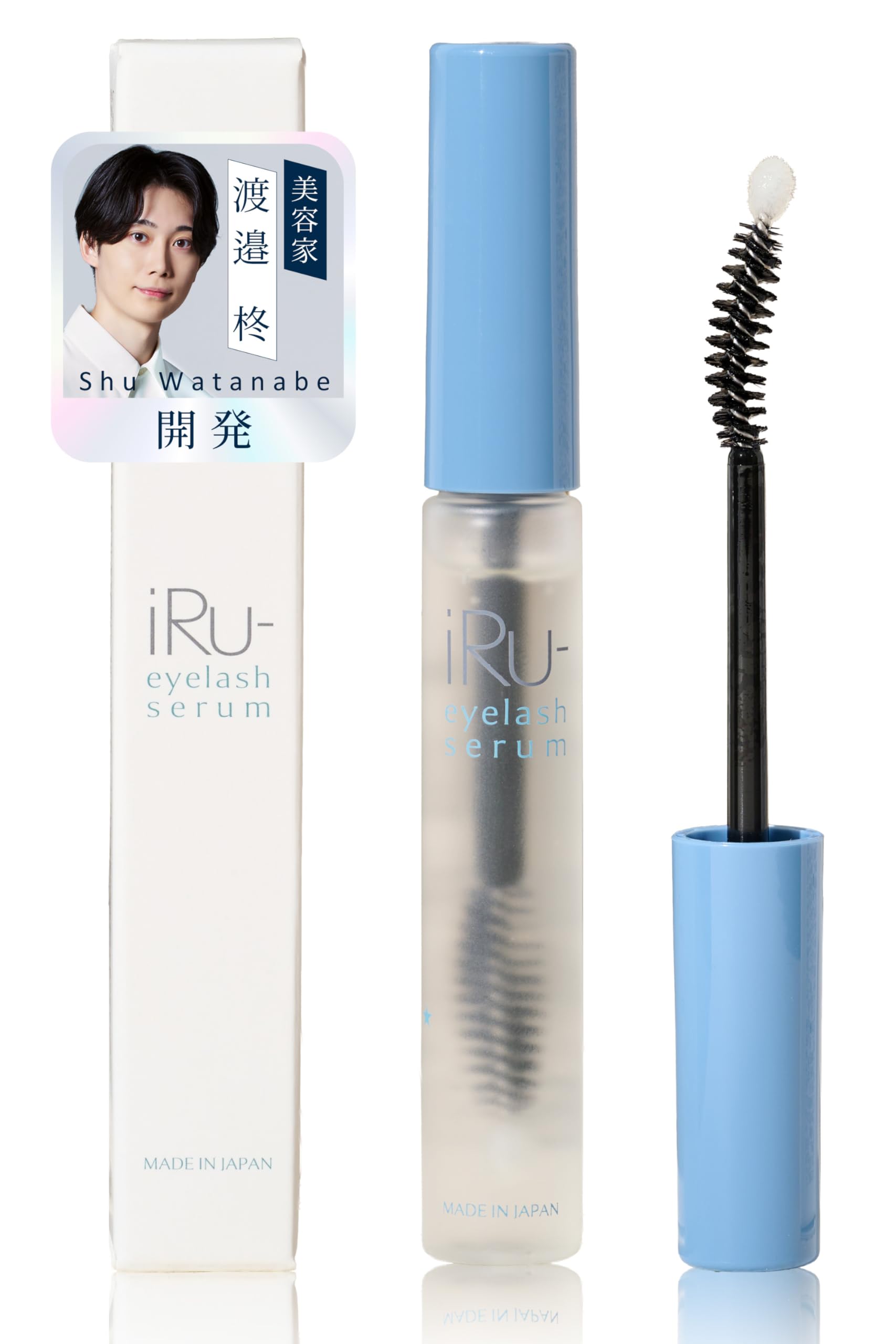 【Developed by Beauty Expert Watanabe Shu】iRu- Eyelash Serum iRu eyelash serum 7mL×1 bottle Eye Area Serum : Beauty