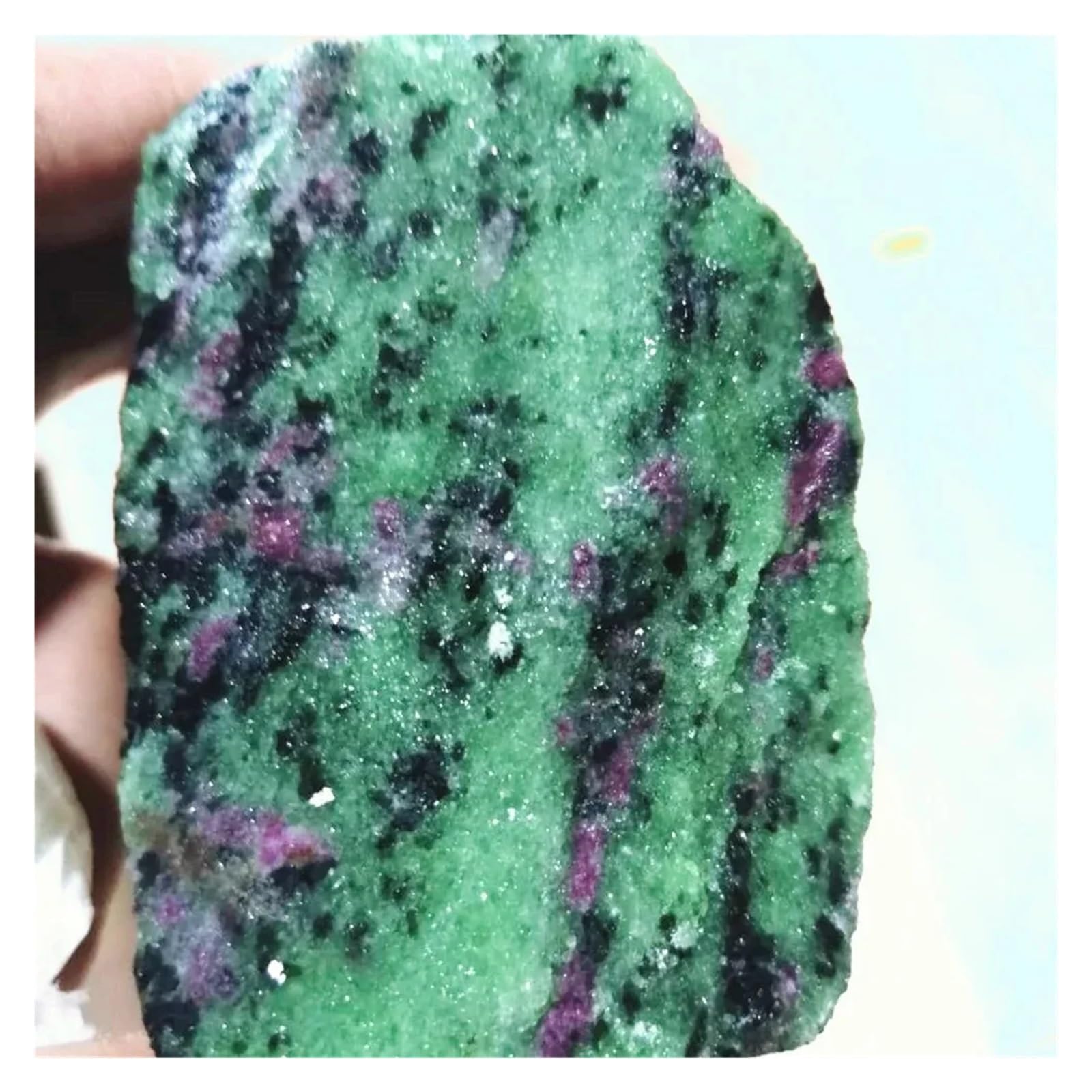200 g di Pietre grezze Rosse e Verdi, for Decorazioni Acquario, Artigianato Gemstone Stone