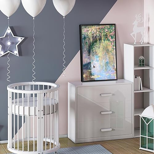 Miniatura 8 de Arte de pared estilo retro Monet estilo francés en colores pastel, arte de pared al óleo de pato francés de campo francés, póster impresionista