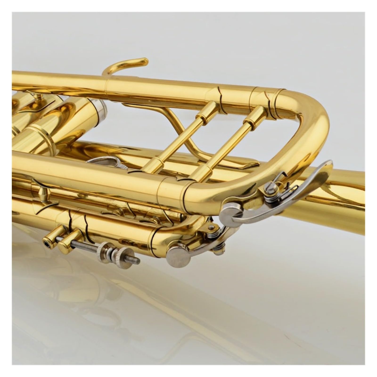 trąbka instrument Instrument trąbkowy w kolorze złotym profesjonalna trąbka dla początkujących poziom B-dur