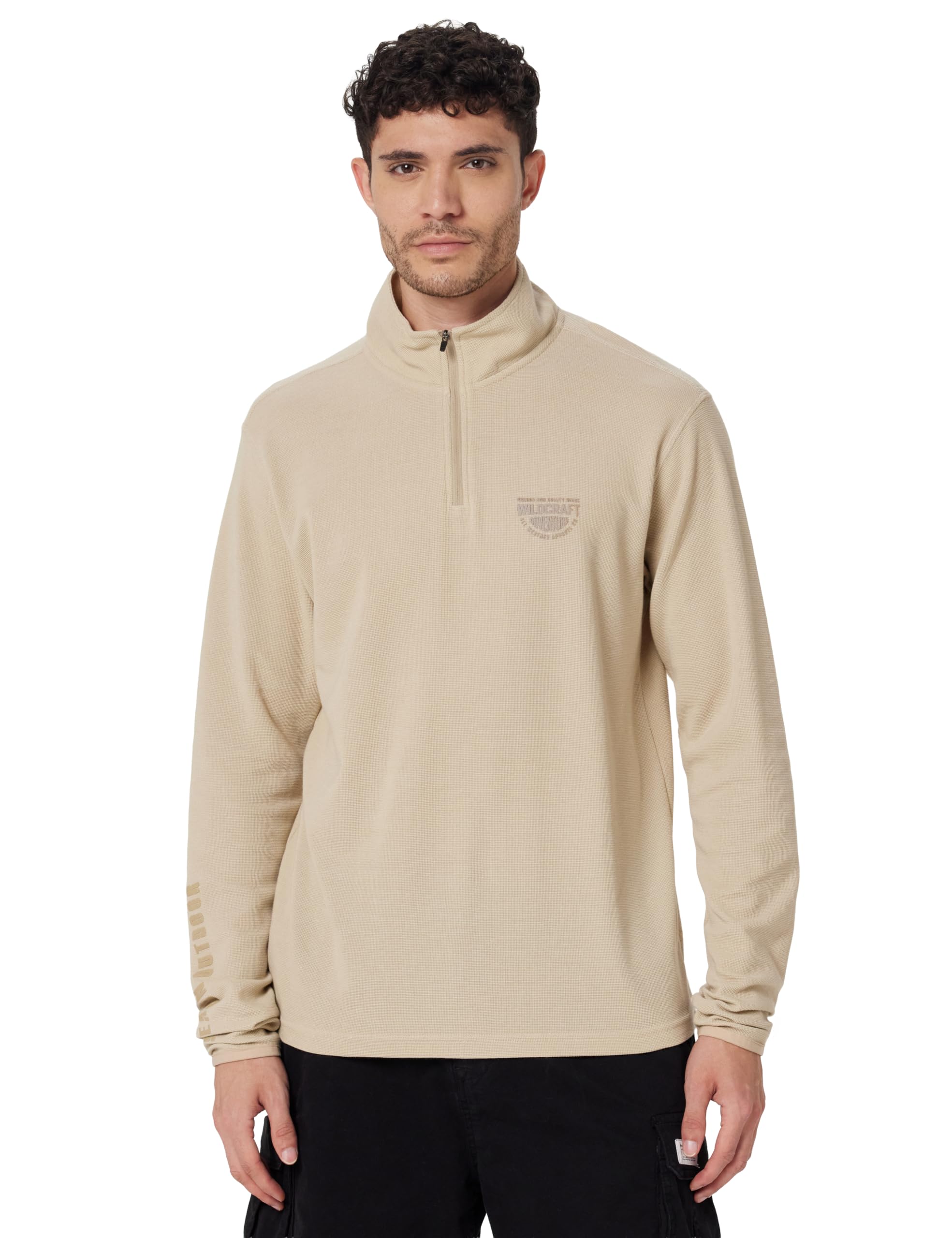 Wildcraft Men's Cotton Blend High Neck Sweatshirt-picture-20