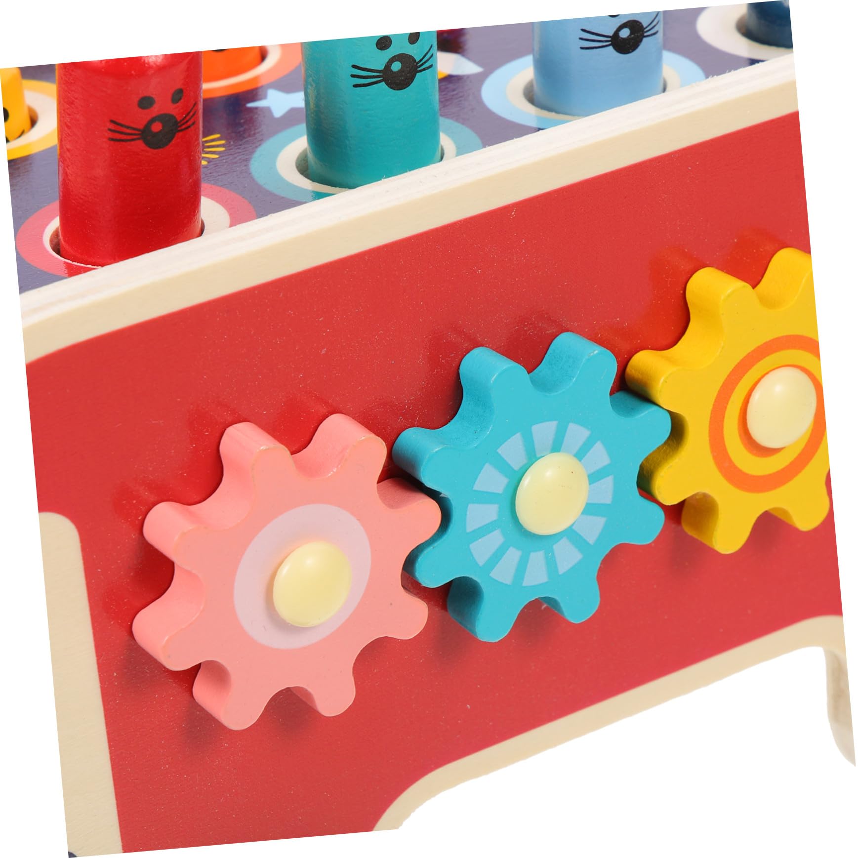 ifundom Giocattolo Musicale Pianoforte Didattico in Legno per Ragazzo Ragazza Ragazza Strumento Percussione Educativo Martello e Xilofono Combinati per Scuola Materna