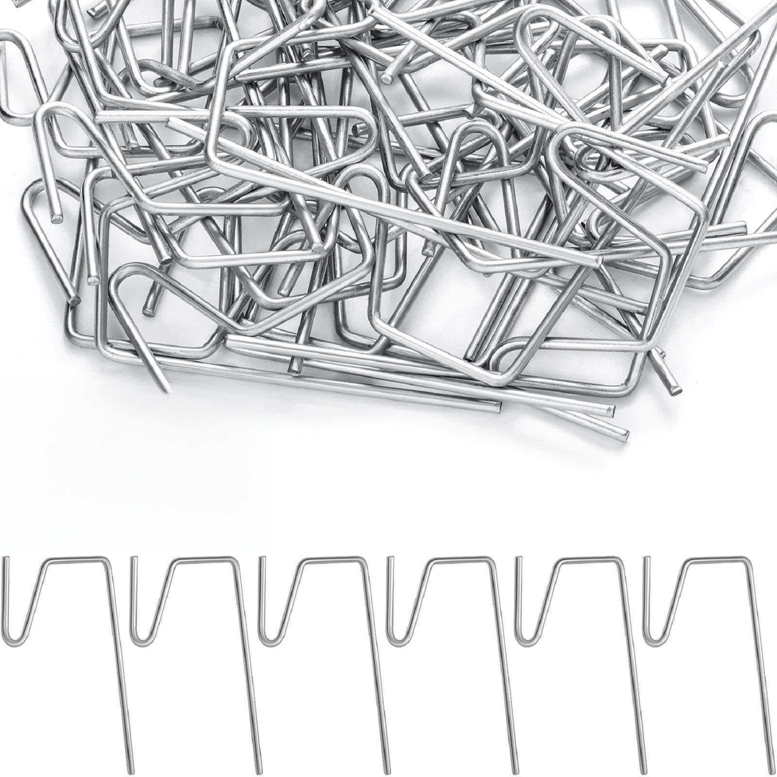 Hotop 50 Pcs Gutter Clips for Hanging Outdoor Light Christmas Light Hanger