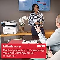 Vista 5 de Xerox B225DNI All-in-One Printer, Laser, B&W, Wireless, ADF, Letter, Print, Scan, Copy, Energy Star Certified, Up to 36PPM