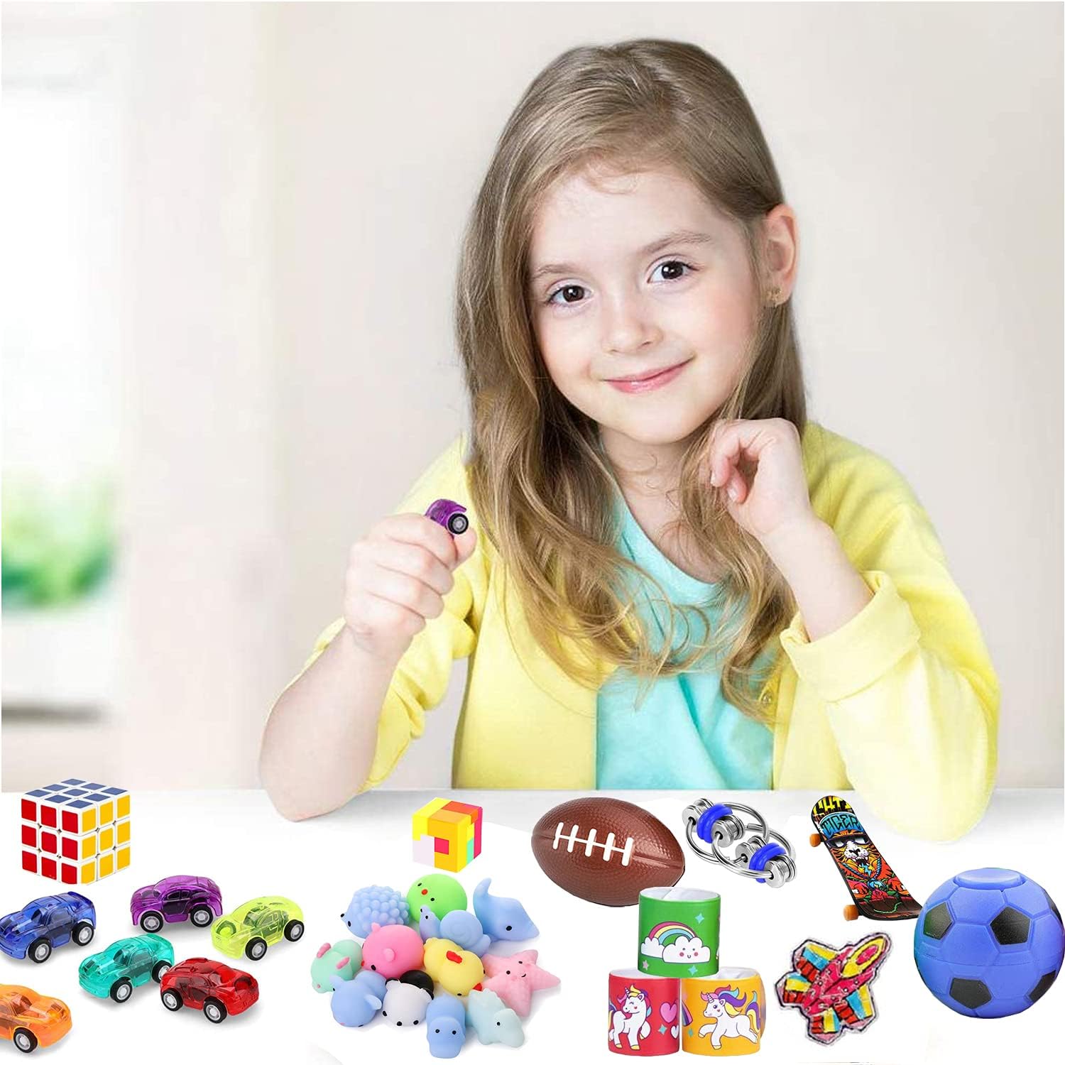 Party Favors Bulk Toys Assortment for Kids, 44 Pack Pinata Stuffers for Boys Girls, School Classrooms Rewards Birthday Party Prizes Treasure Box Goodie Bag Fillers Children Adults Bundle Gifts : Toys & Games