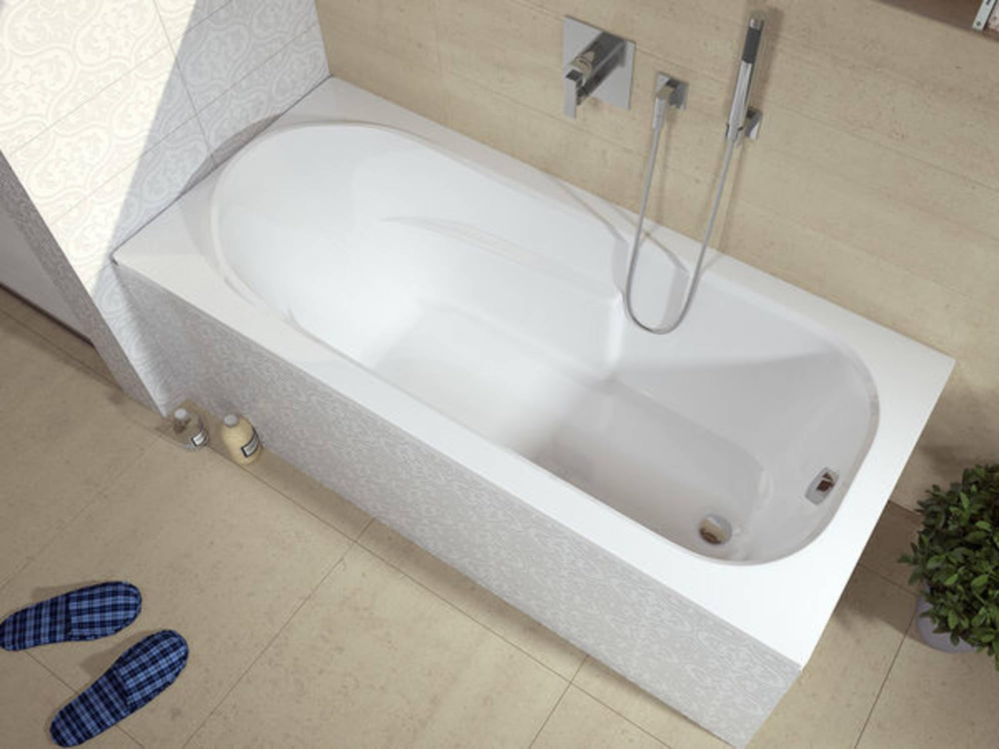 Riho - Bañera de acrílico columbia 160 x 75 cm