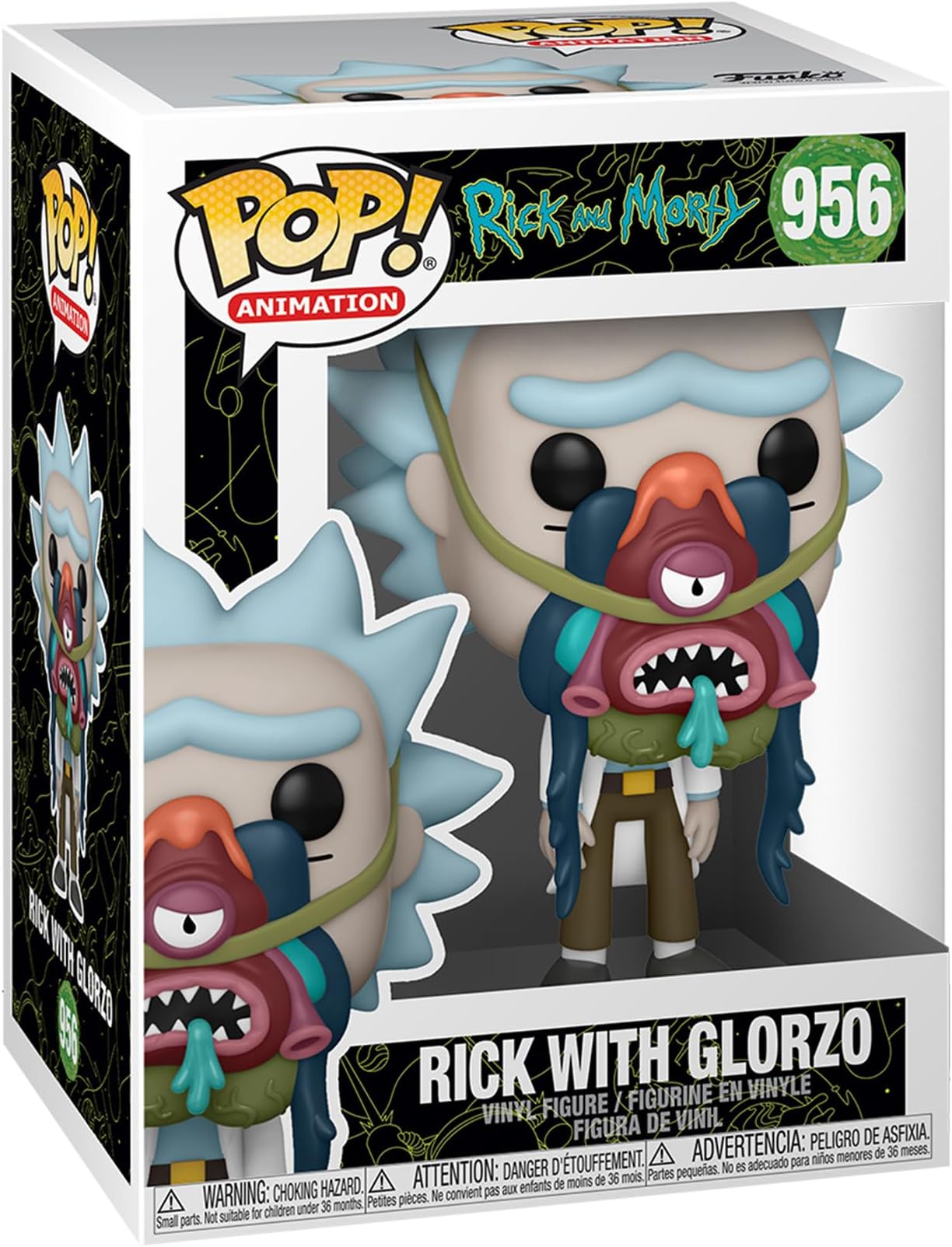 Rick and Morty Rick with Glorzo Funko Pop! Vinyl Figure #956
