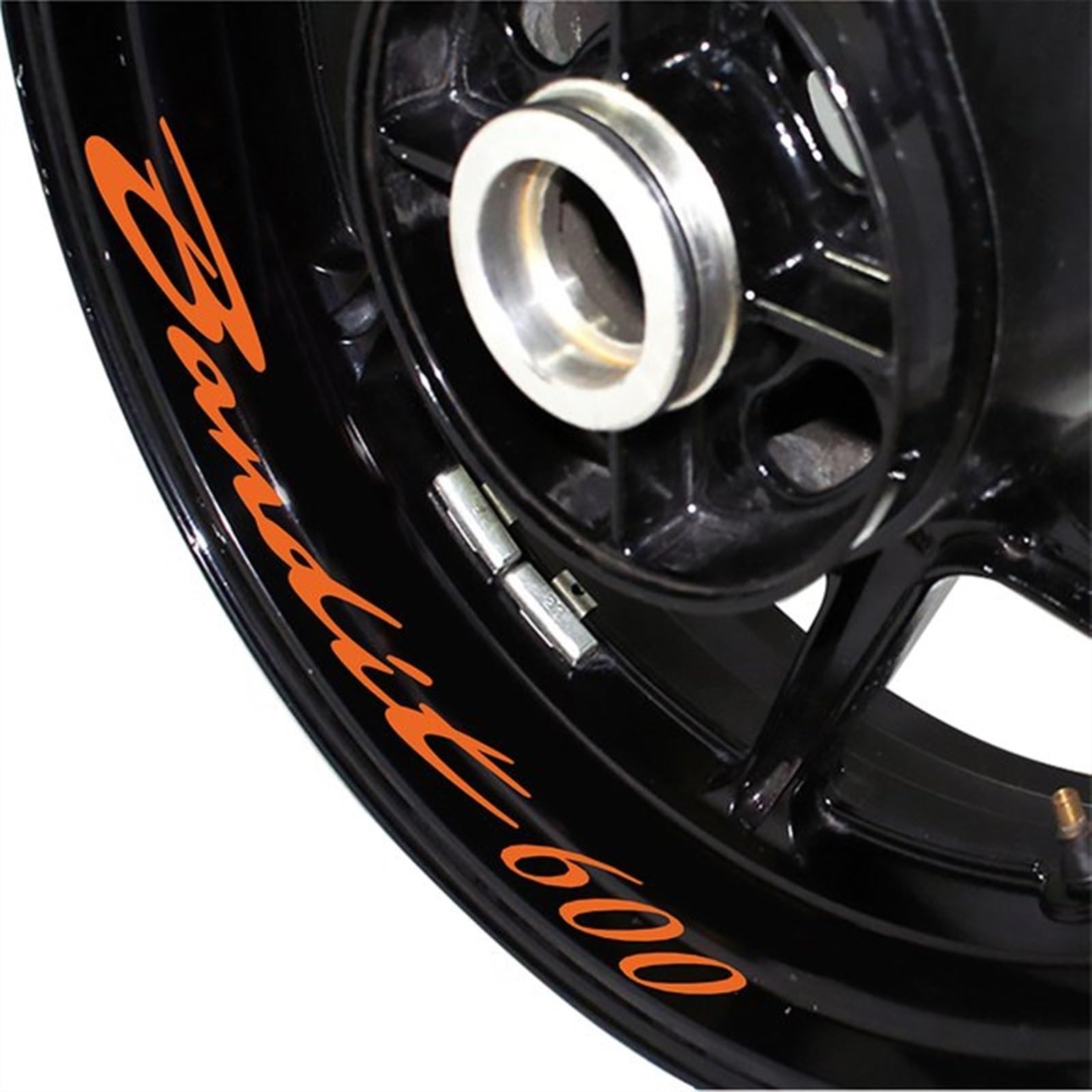 Motorcycle Wheel Sticker Inner Rim Reflective Protection Decal Decorative Film for Suzuki for Bandit 600 Bandit600 Decorative(Color1)