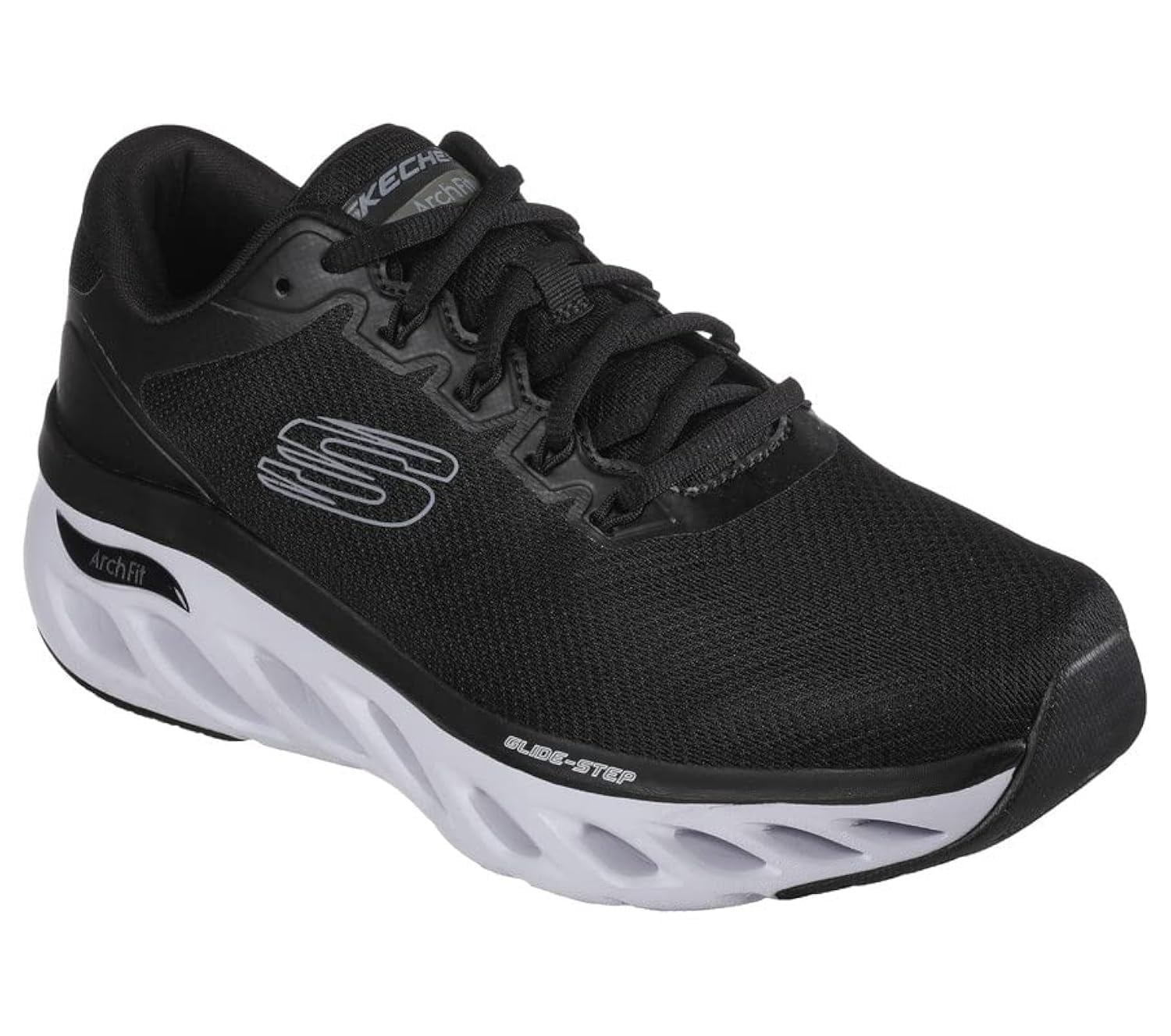 Skechers-ARCHFITGLIDE-Step-Highlighter-Mens Casual Shoes-232321-BLK-BLACK UK11 (B09XXRGHMG) Amazon Price History, Amazon Price Tracker