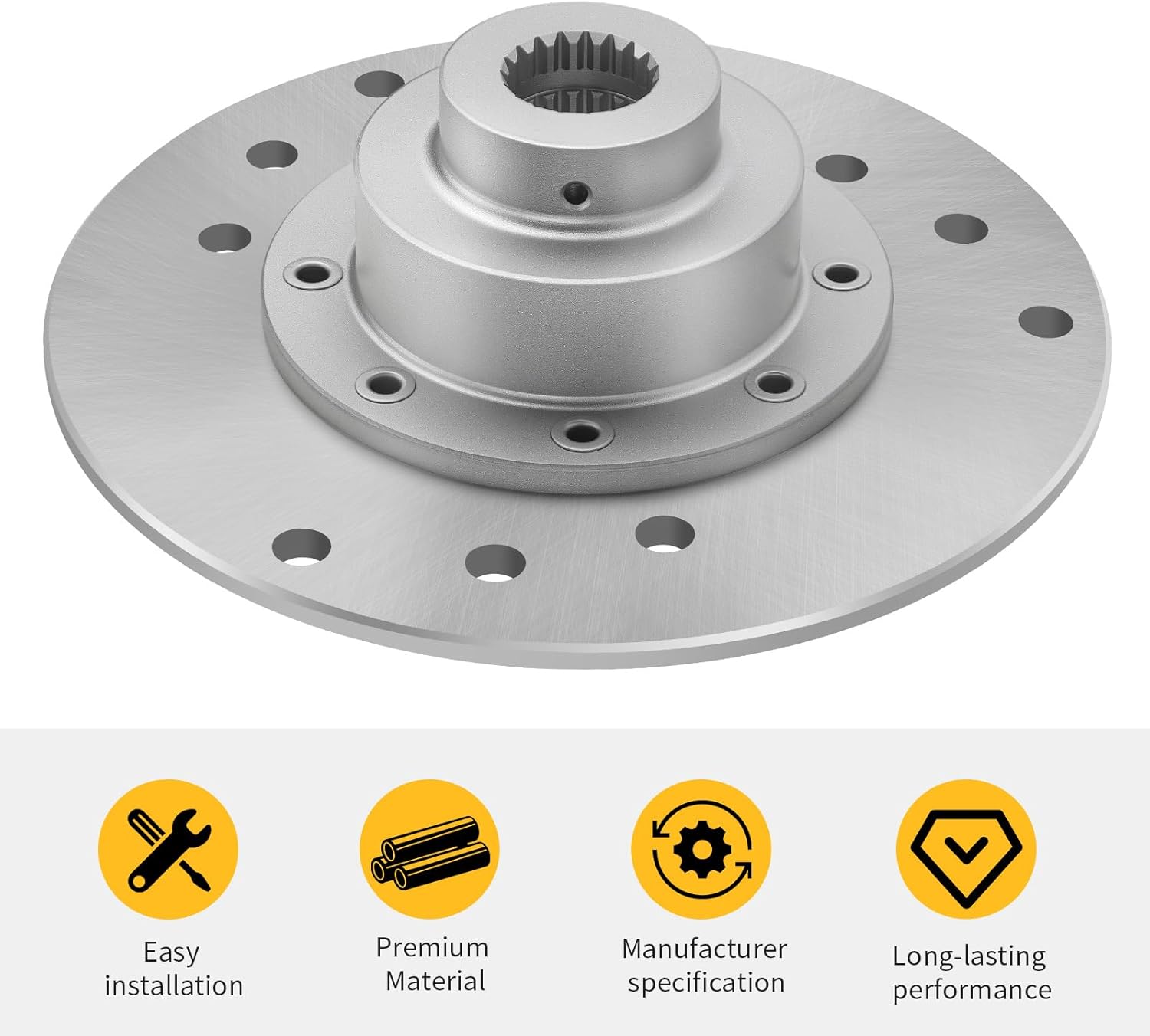 M MATI Rear Brake Rotor Disc for Polaris Sportsman 500 400 335 1996-2002 Xplorer 500 1997 Worker 500 1999 2001 Diese-l 455 1999 1910440 1910188