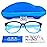 SEEAFUN Blue Light Glasses for Kids Girls Boys with Cute Car Case, UV400 Protection, Anti Blue Ray Age3-12